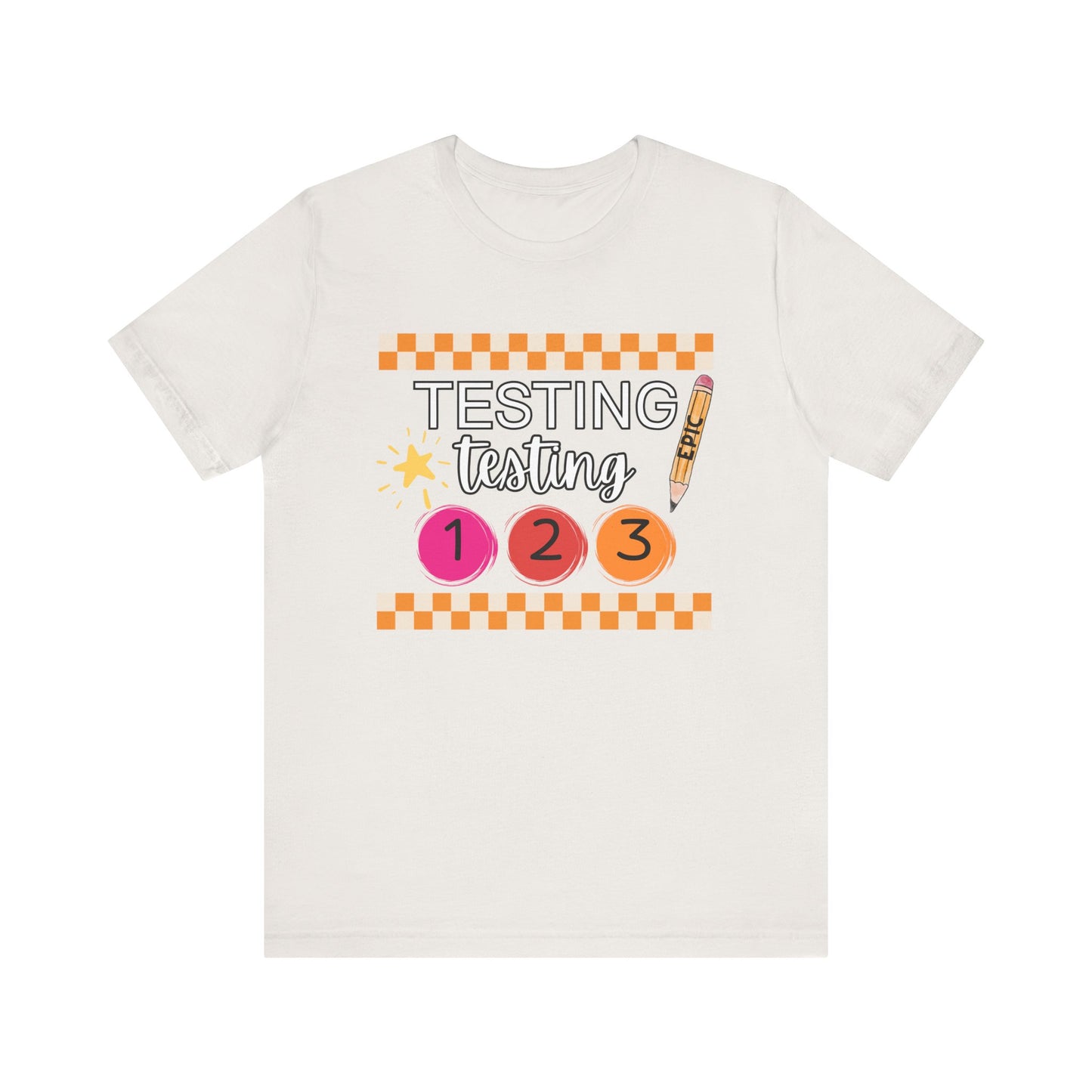 'Epic Testing Testing 1 2 3' Unisex Jersey Short Sleeve Tee