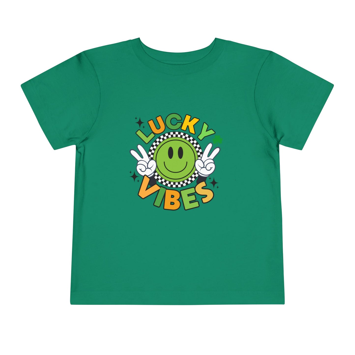 'Lucky Vibes' Toddler Short Sleeve Tee