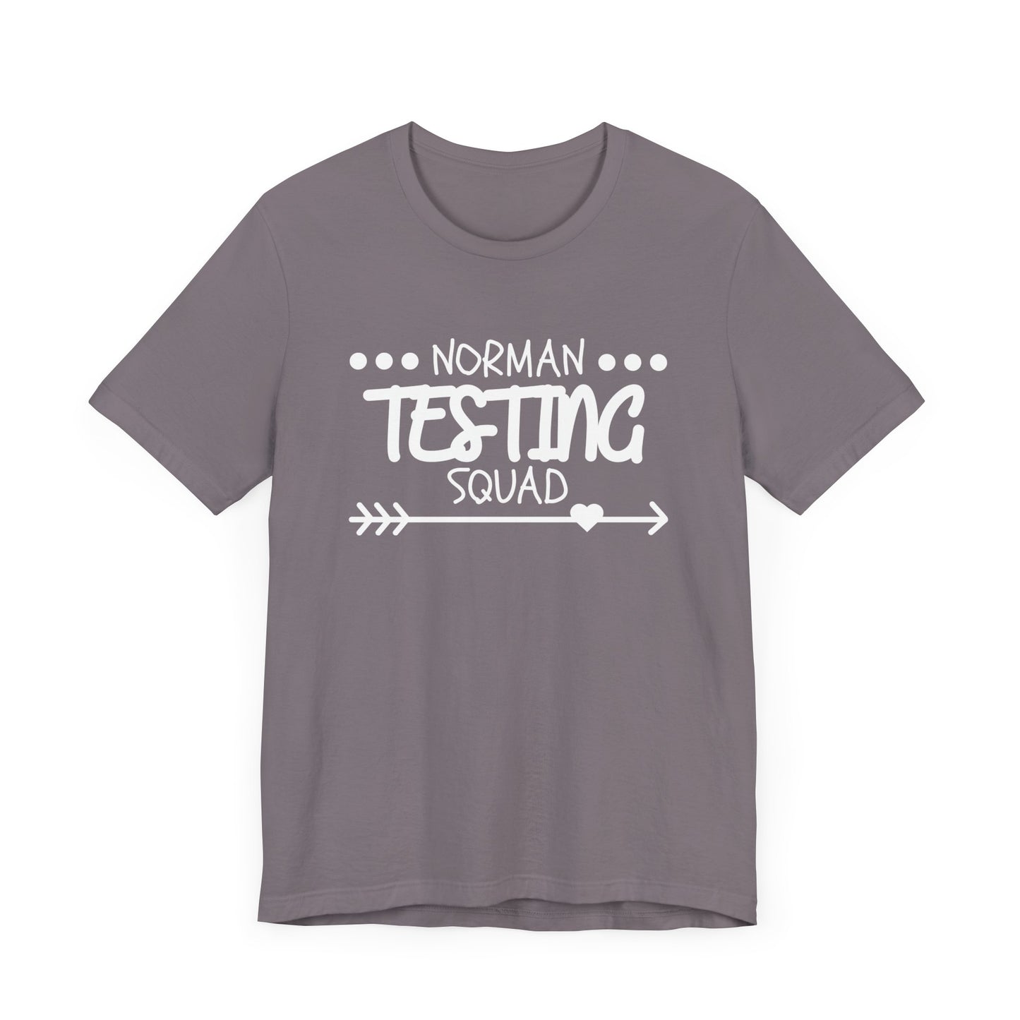'Norman Testing Squad' Unisex Jersey Short Sleeve Tee