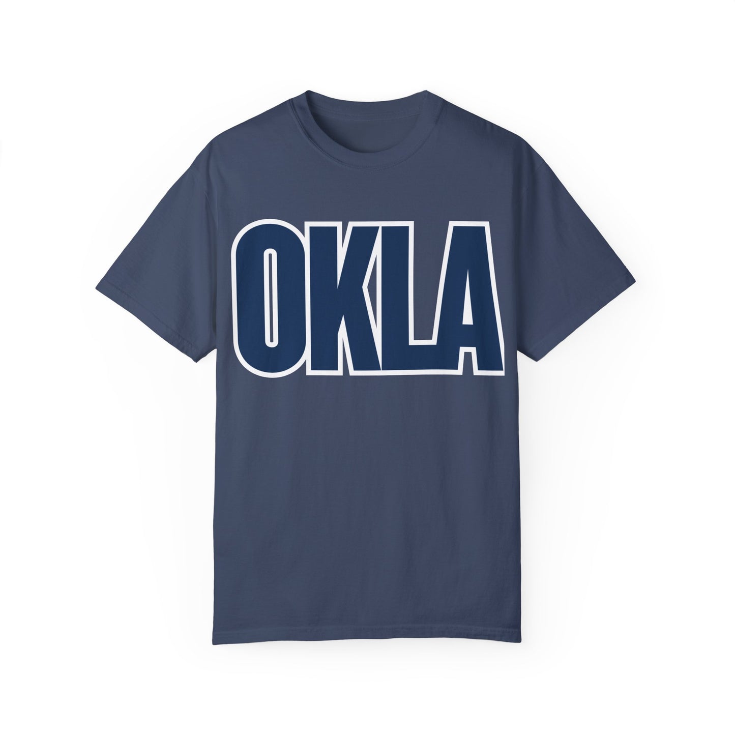 'OKLA' Unisex Garment-Dyed T-shirt