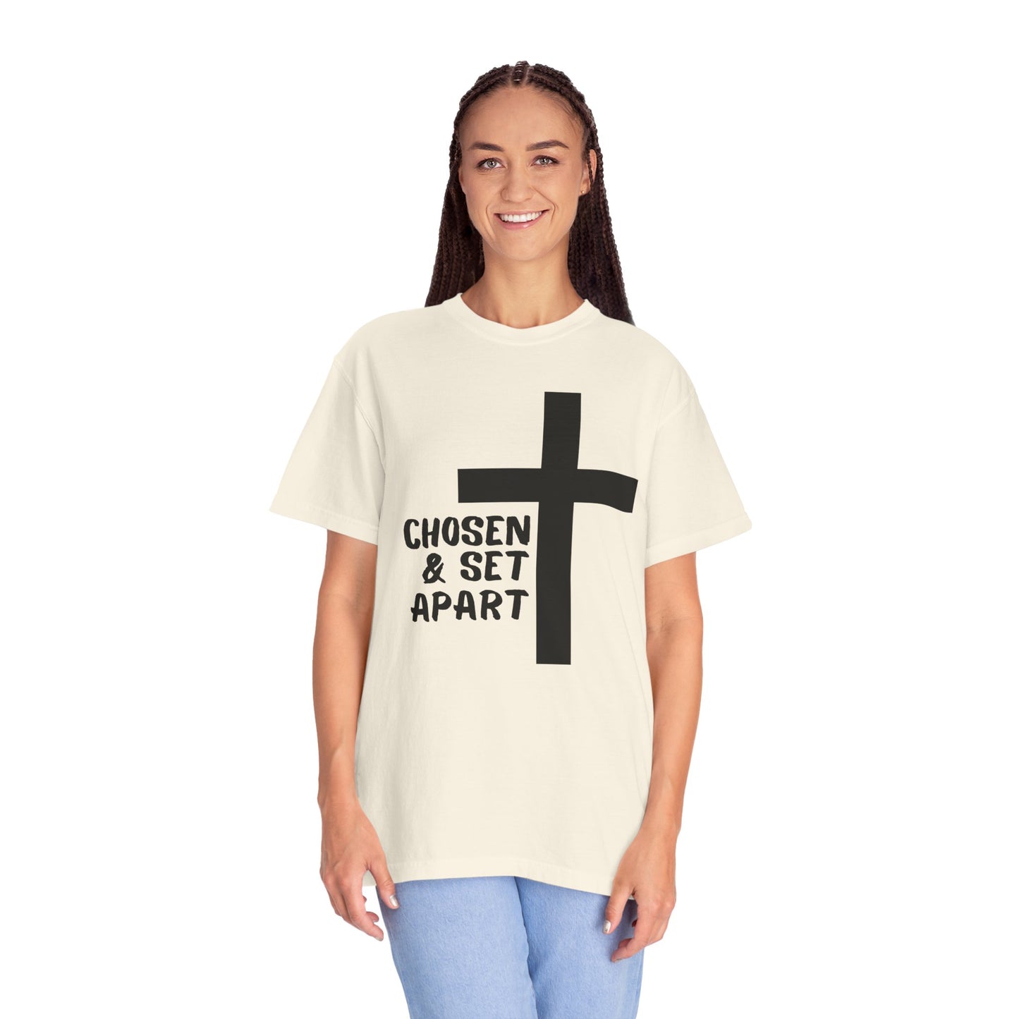'Chosen & Set Apart' Unisex Garment-Dyed T-shirt