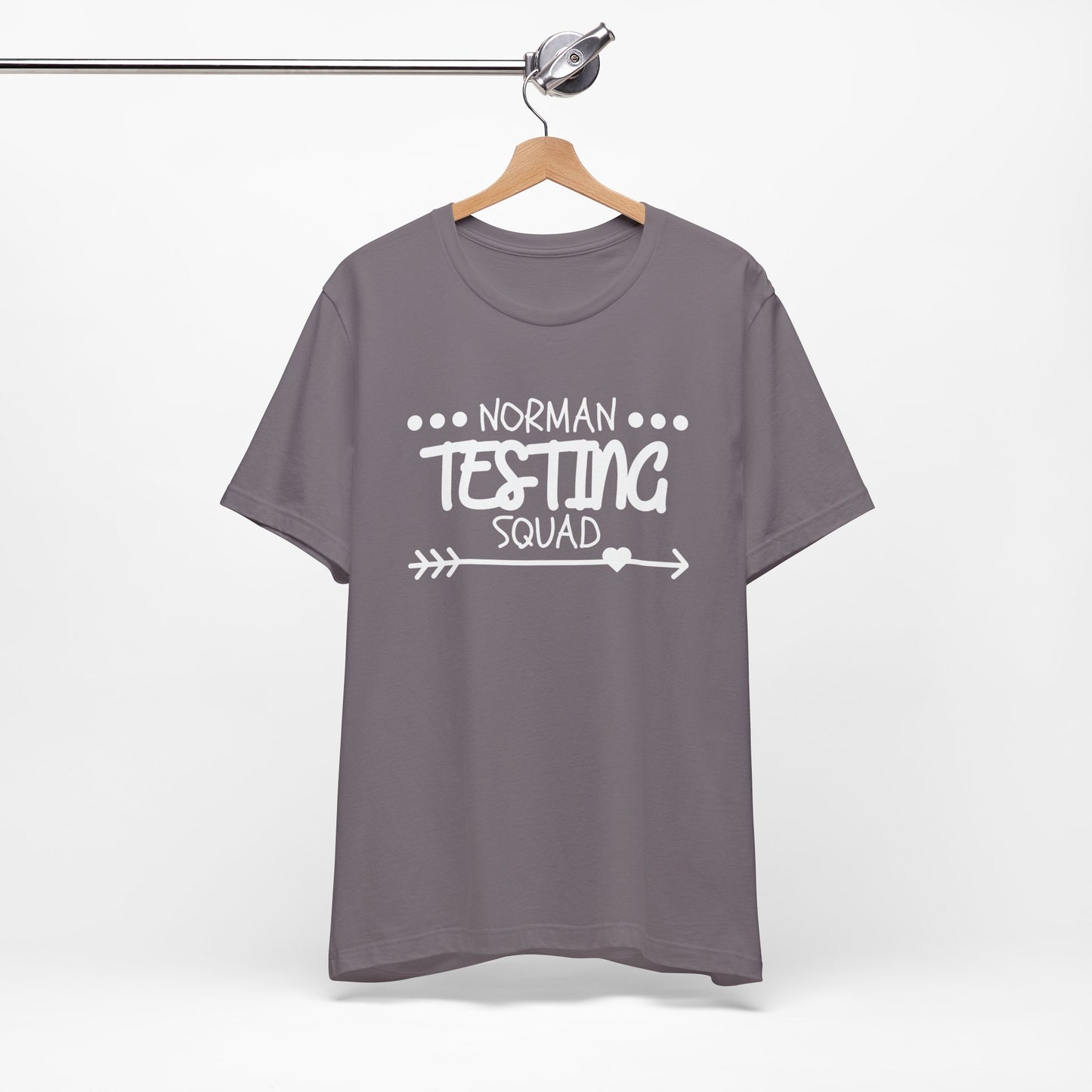 'Norman Testing Squad' Unisex Jersey Short Sleeve Tee