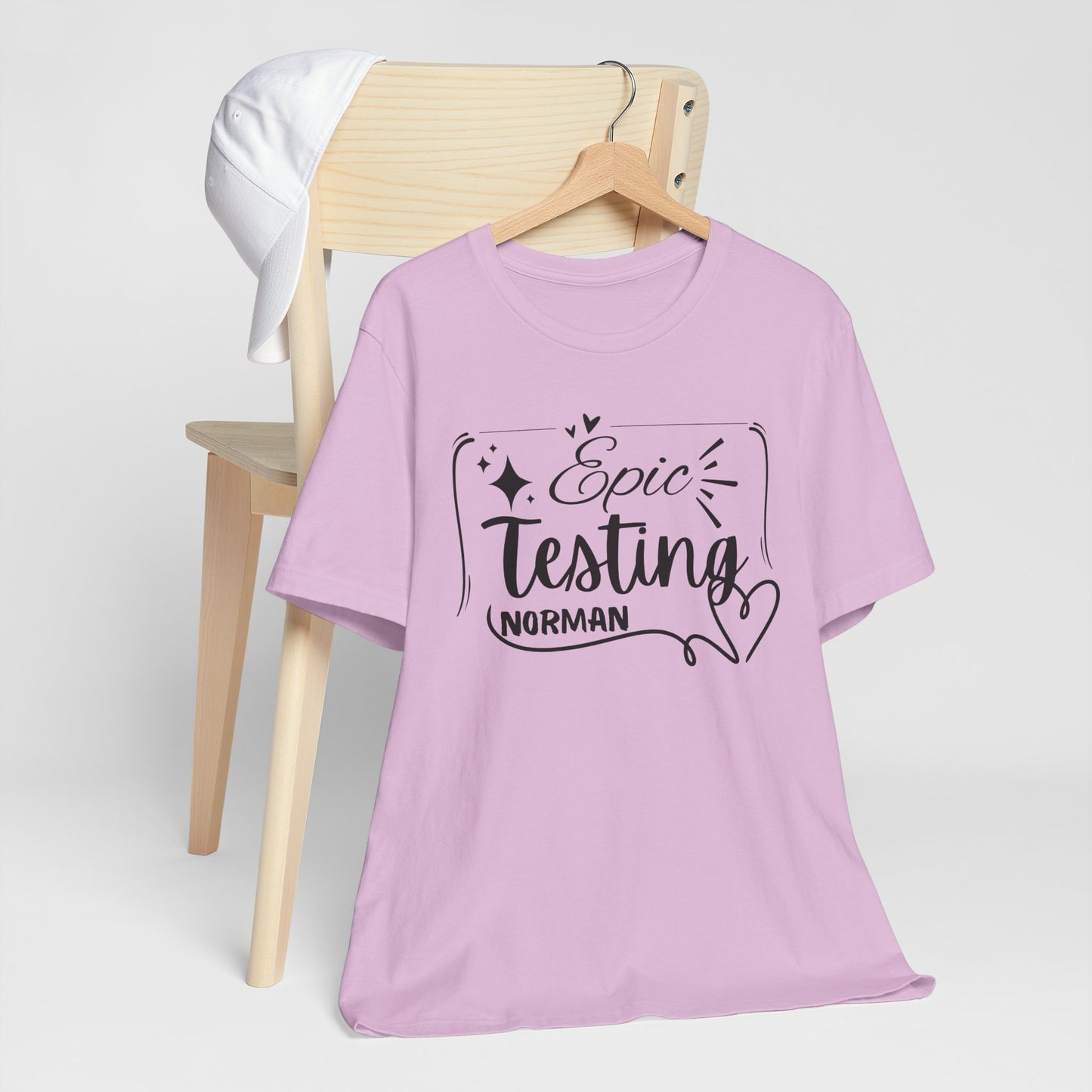 'Epic Testing Norman' Unisex Jersey Short Sleeve Tee