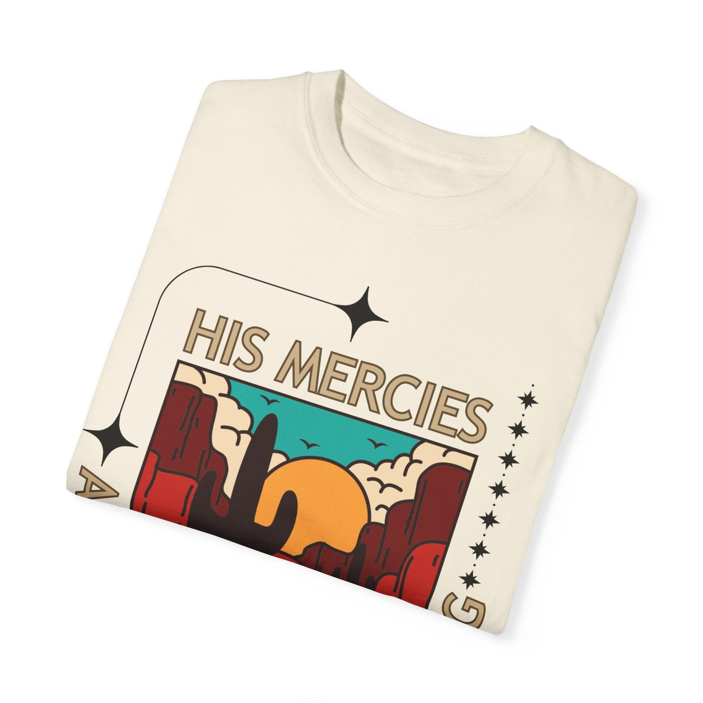 'His Mercies Are New Each Morning' Unisex Garment-Dyed T-shirt