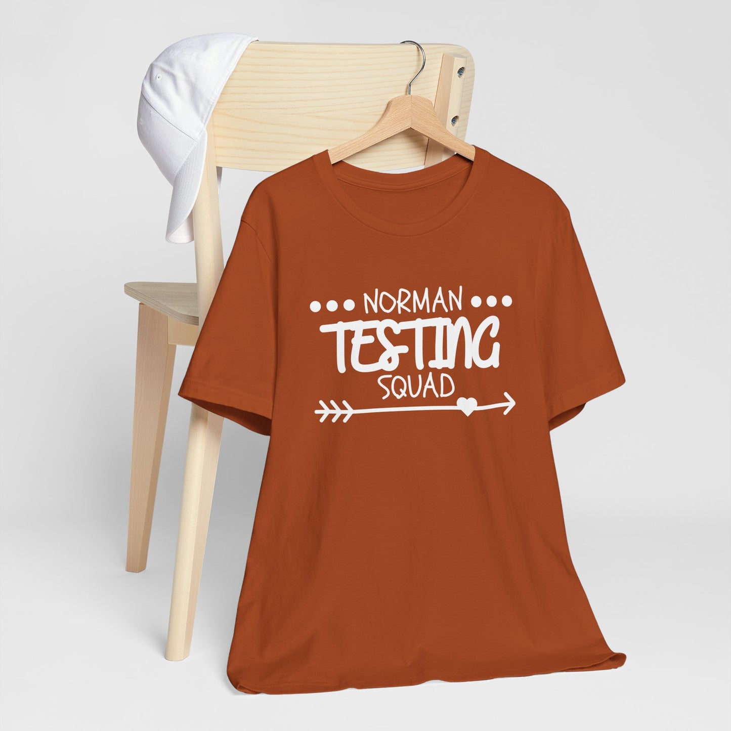 'Norman Testing Squad' Unisex Jersey Short Sleeve Tee