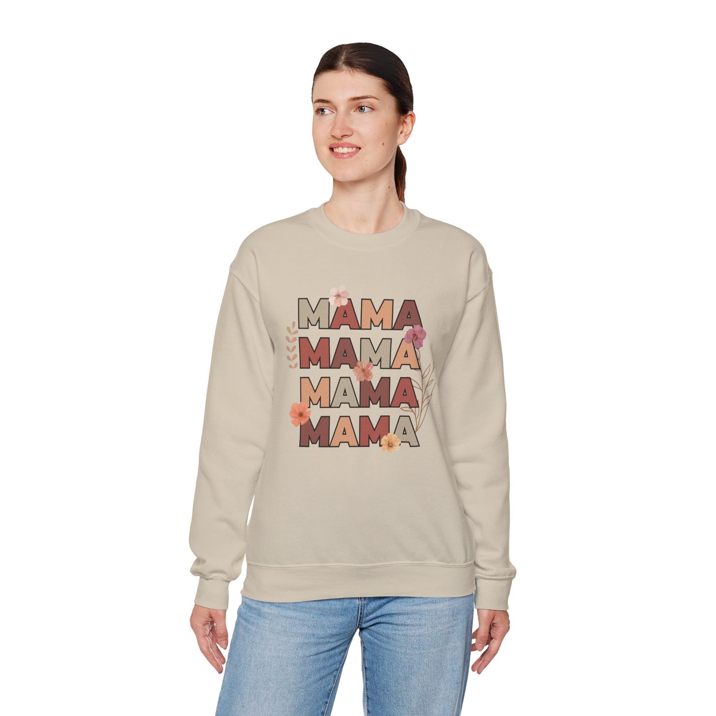 'Mama' Unisex Heavy Blend™ Crewneck Sweatshirt