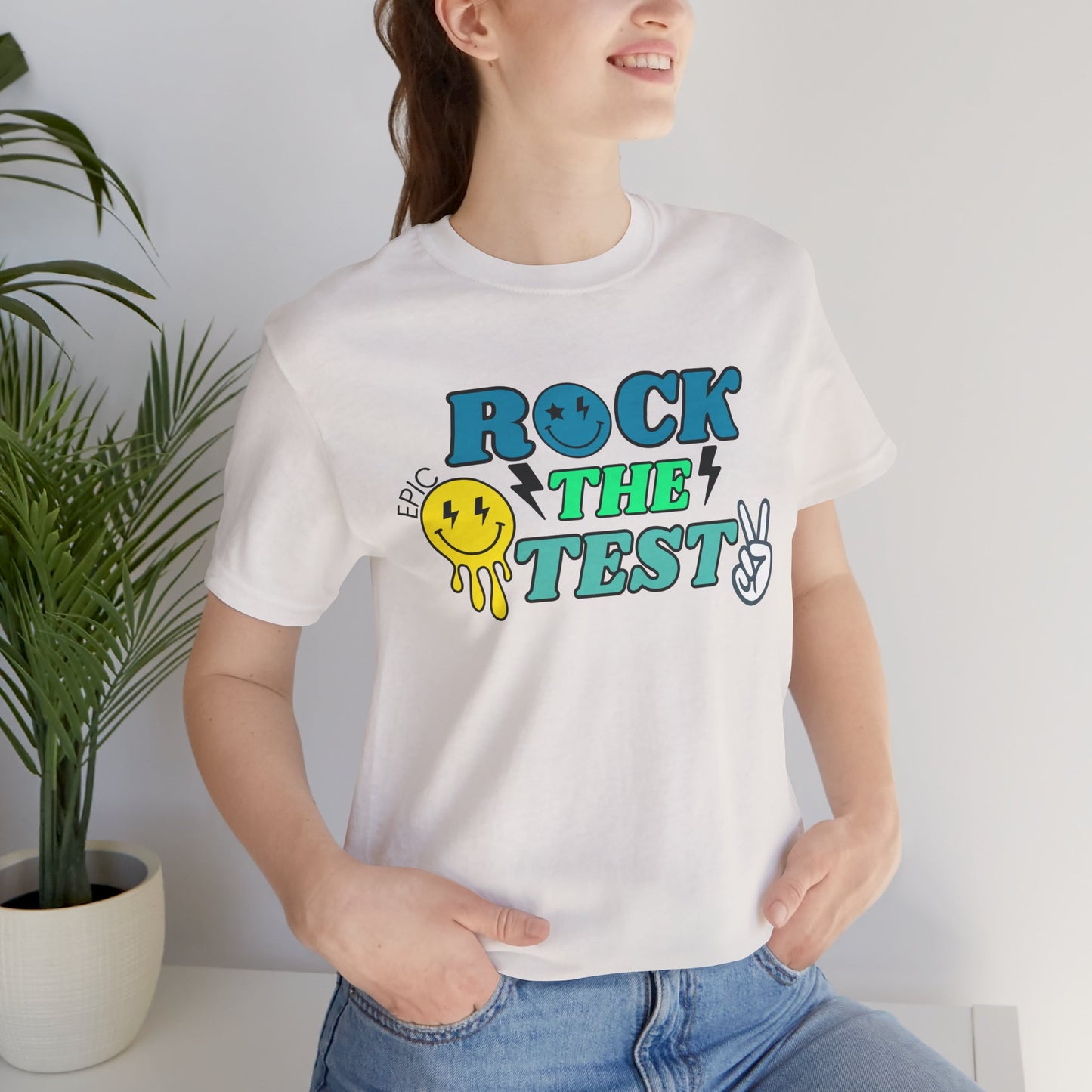 'Rock The Test Epic' Unisex Jersey Short Sleeve Tee