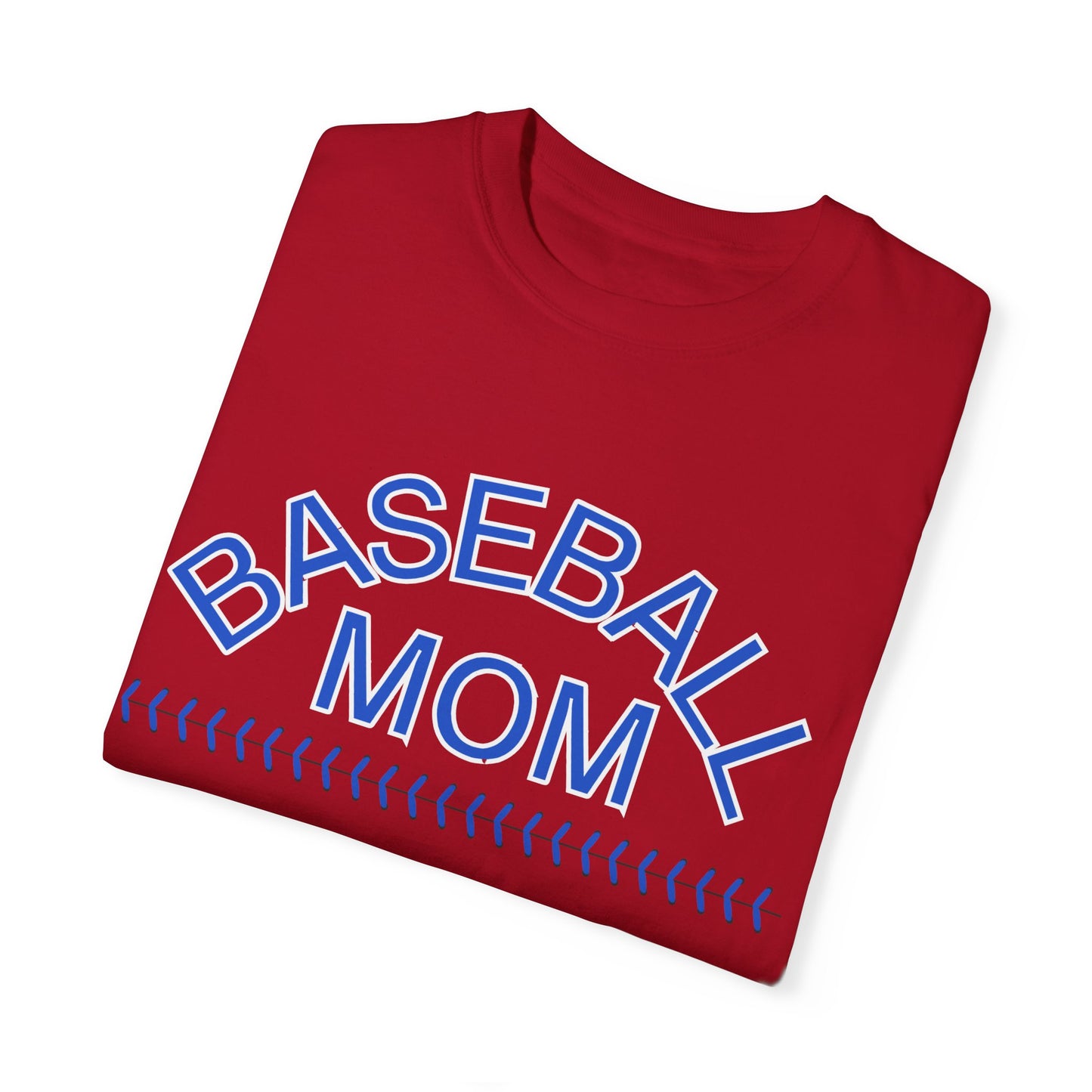 'Baseball Mom' Unisex Garment-Dyed T-shirt