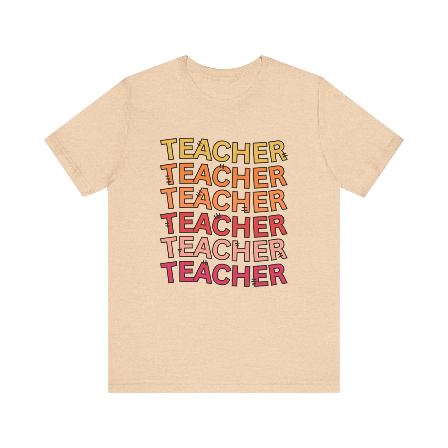 'Teacher' Unisex Jersey Short Sleeve Tee