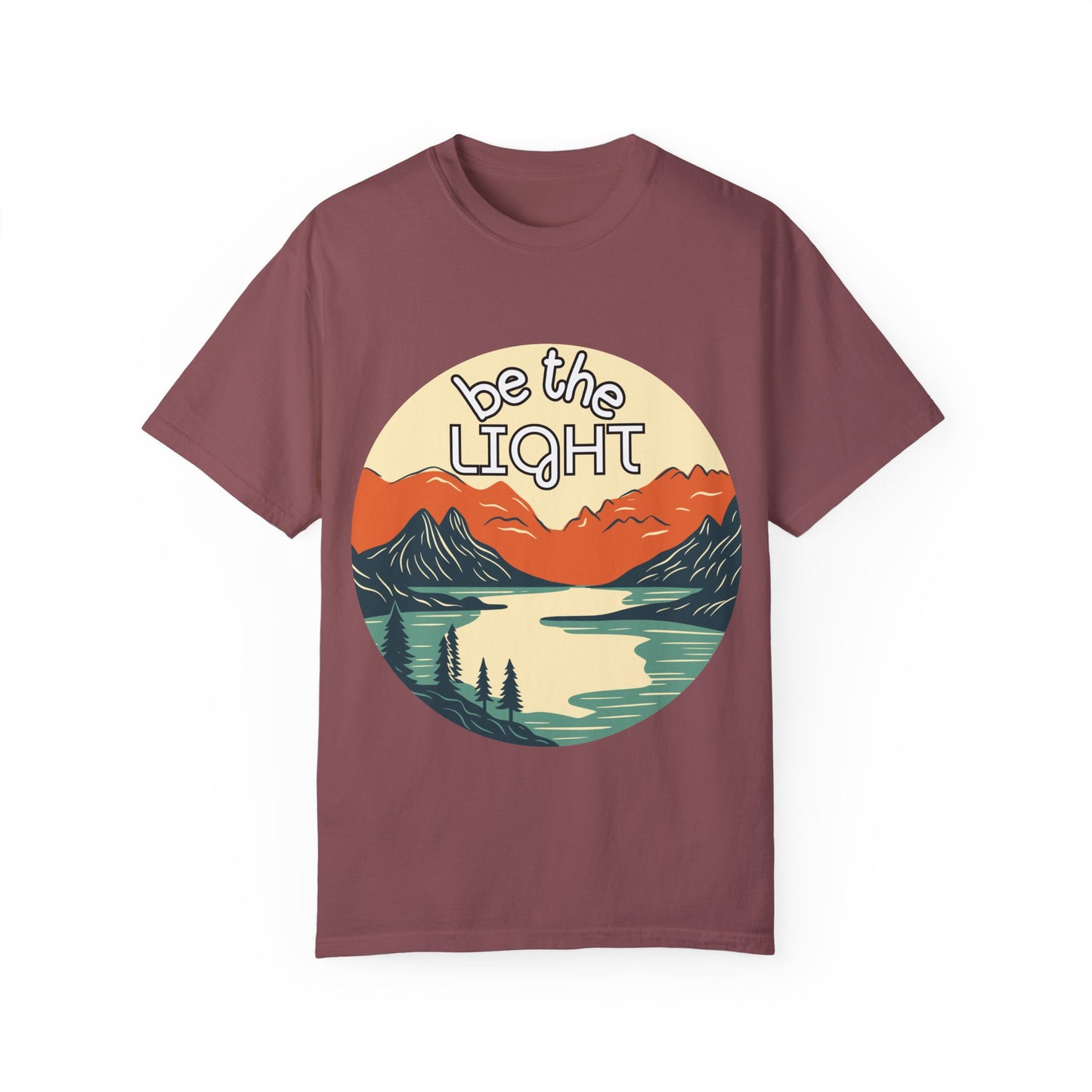 'Be the Light' Unisex Garment-Dyed T-shirt