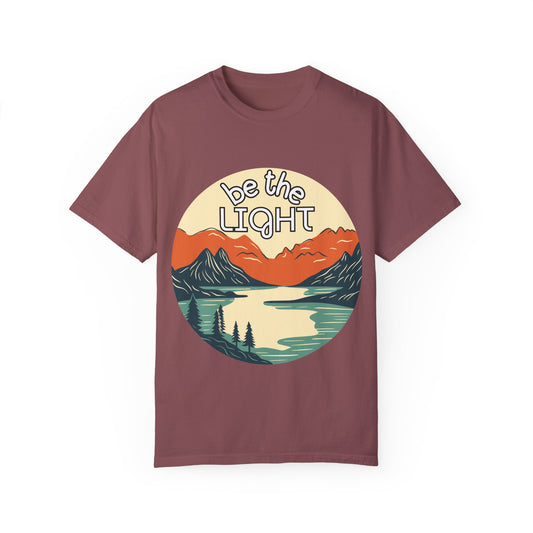 'Be the Light' Unisex Garment-Dyed T-shirt