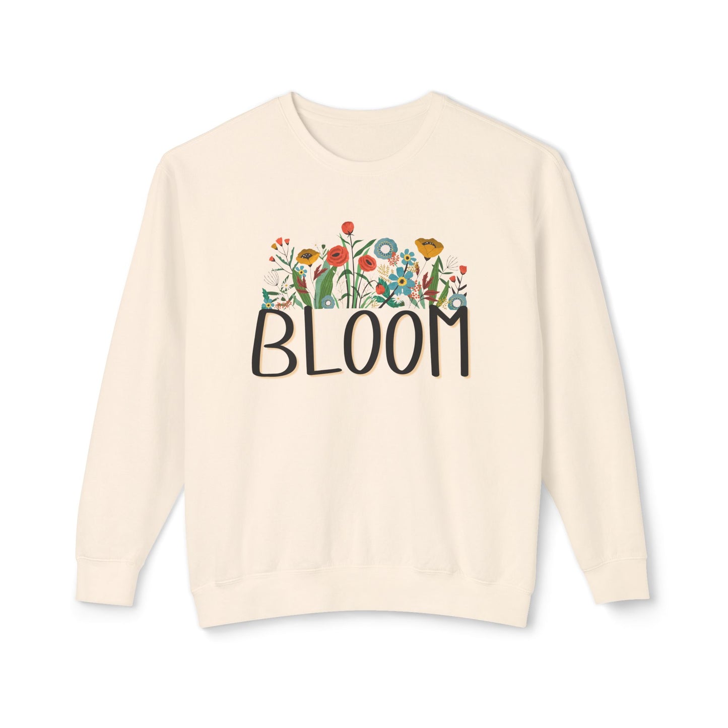 'Bloom' Unisex Lightweight Crewneck Sweatshirt