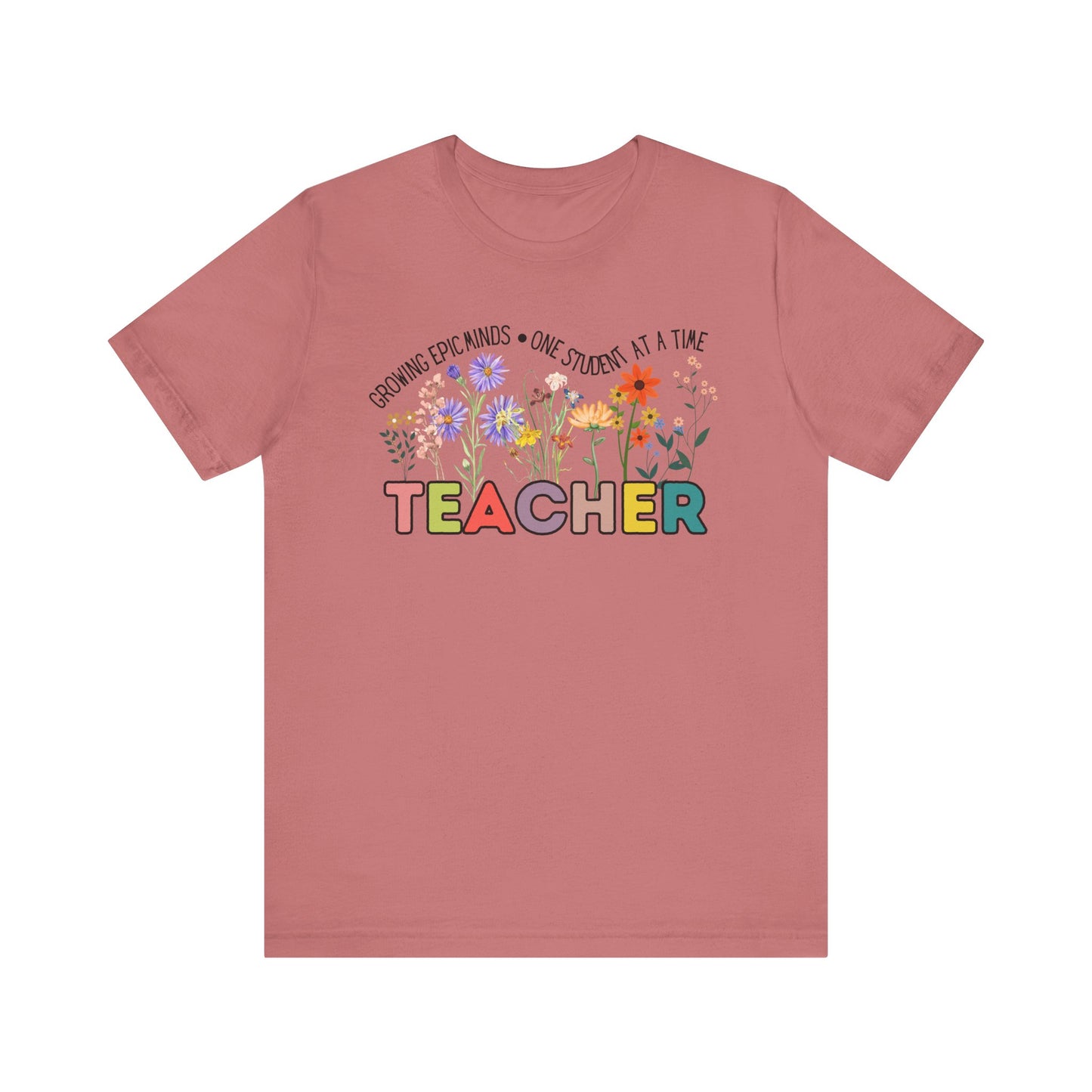 'Growing Epic Minds-One Student At A Time' Unisex Jersey Short Sleeve Tee