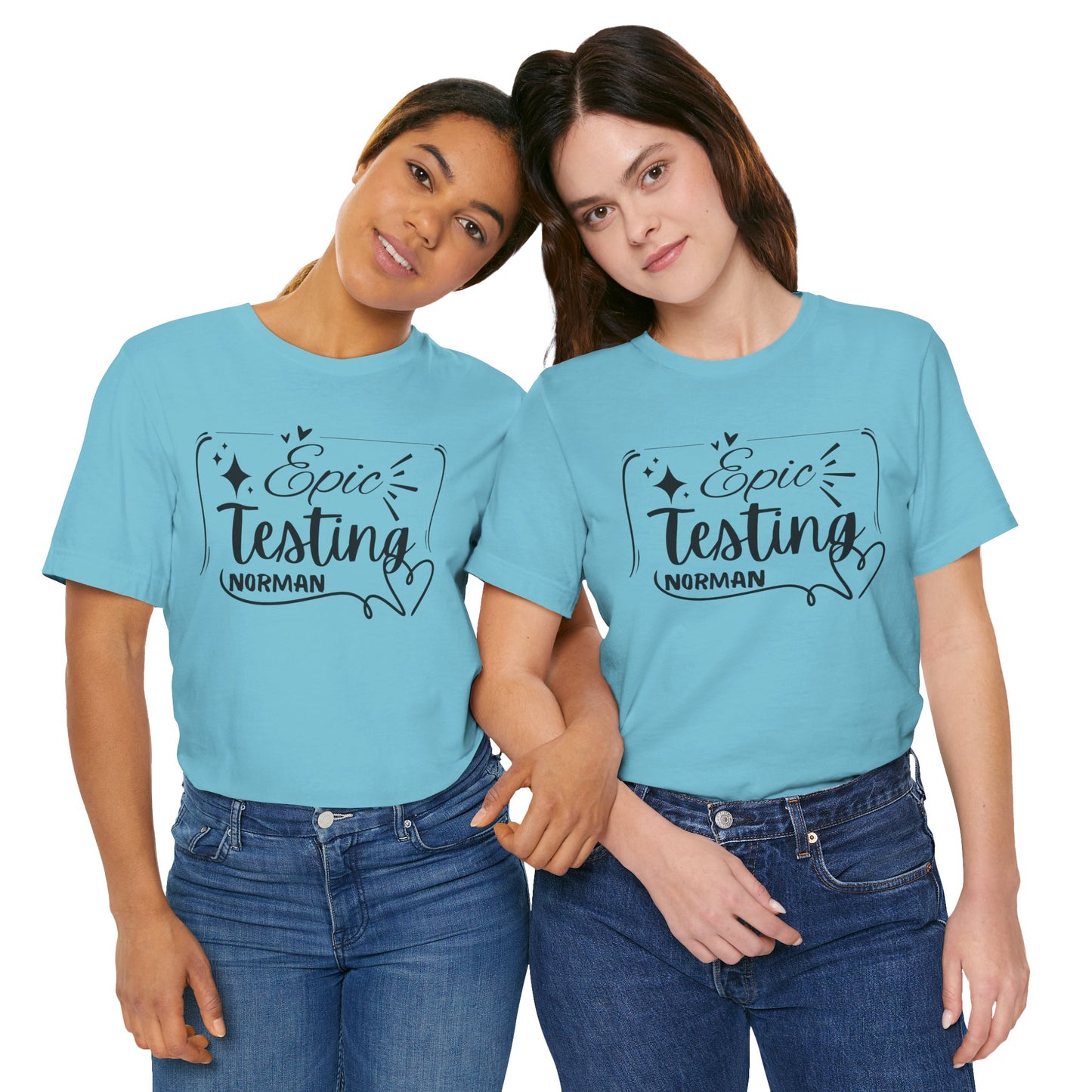 'Epic Testing Norman' Unisex Jersey Short Sleeve Tee