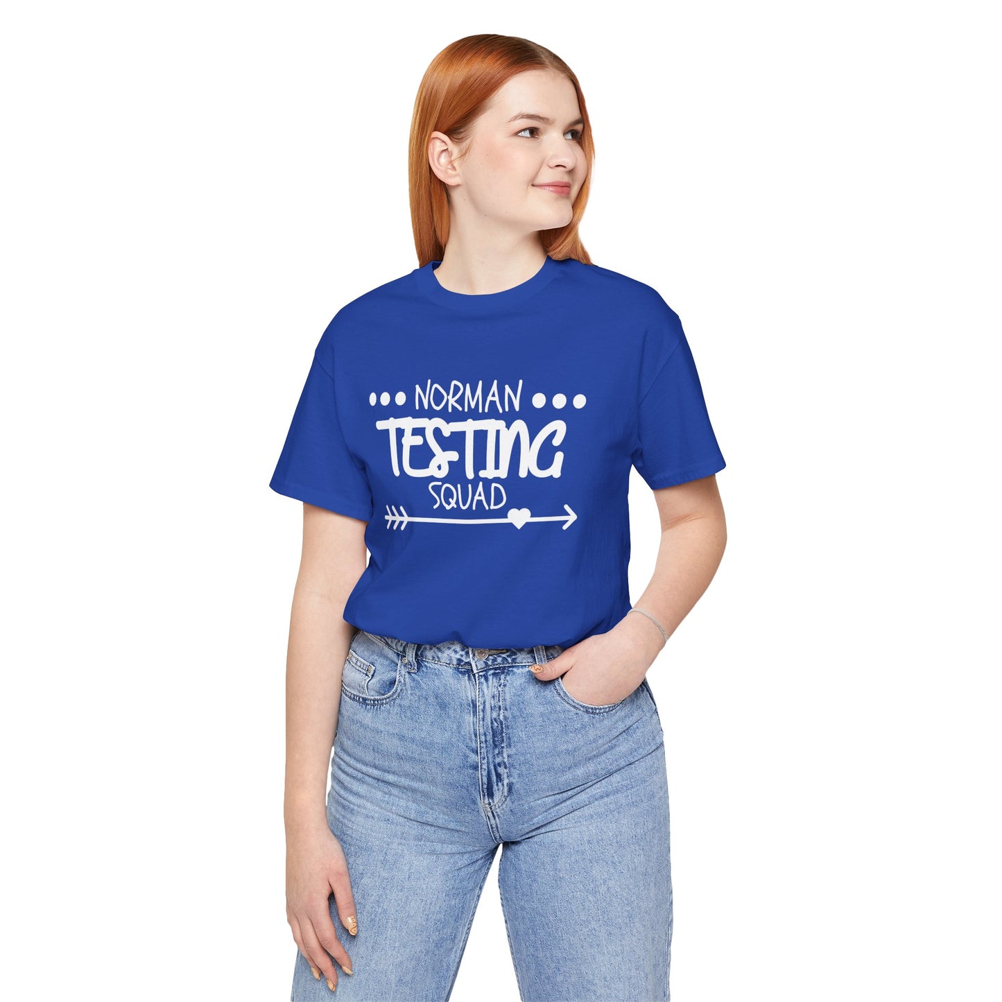'Norman Testing Squad' Unisex Jersey Short Sleeve Tee