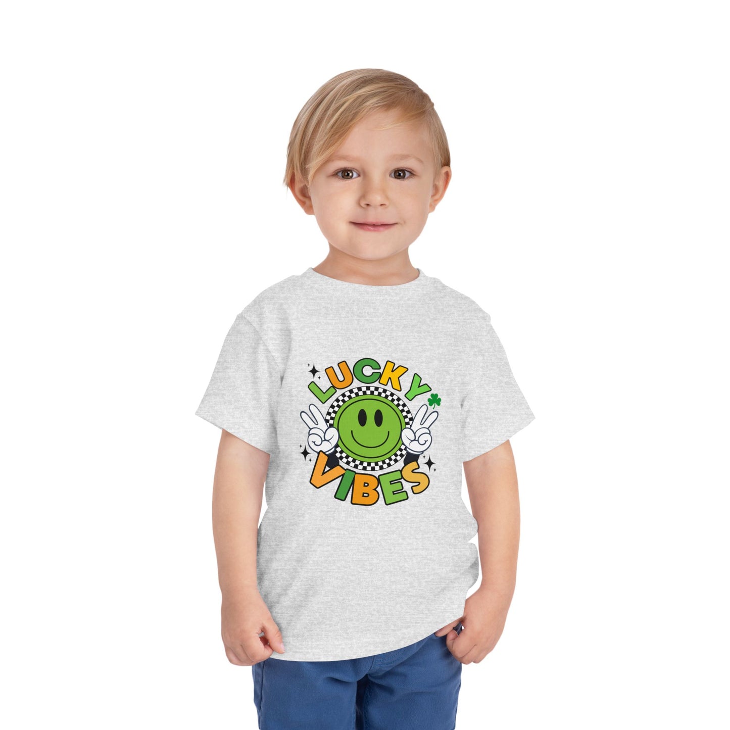 'Lucky Vibes' Toddler Short Sleeve Tee