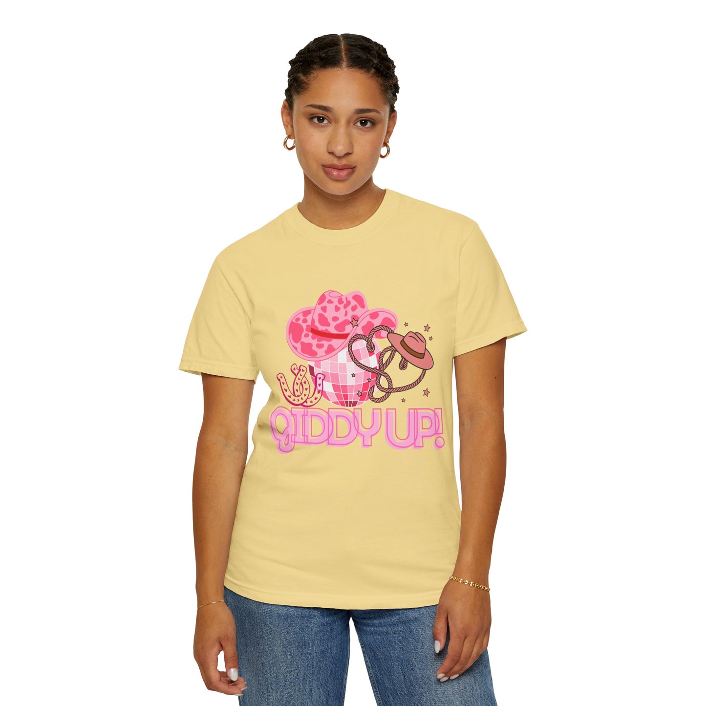 'Giddy Up' Unisex Garment-Dyed T-shirt