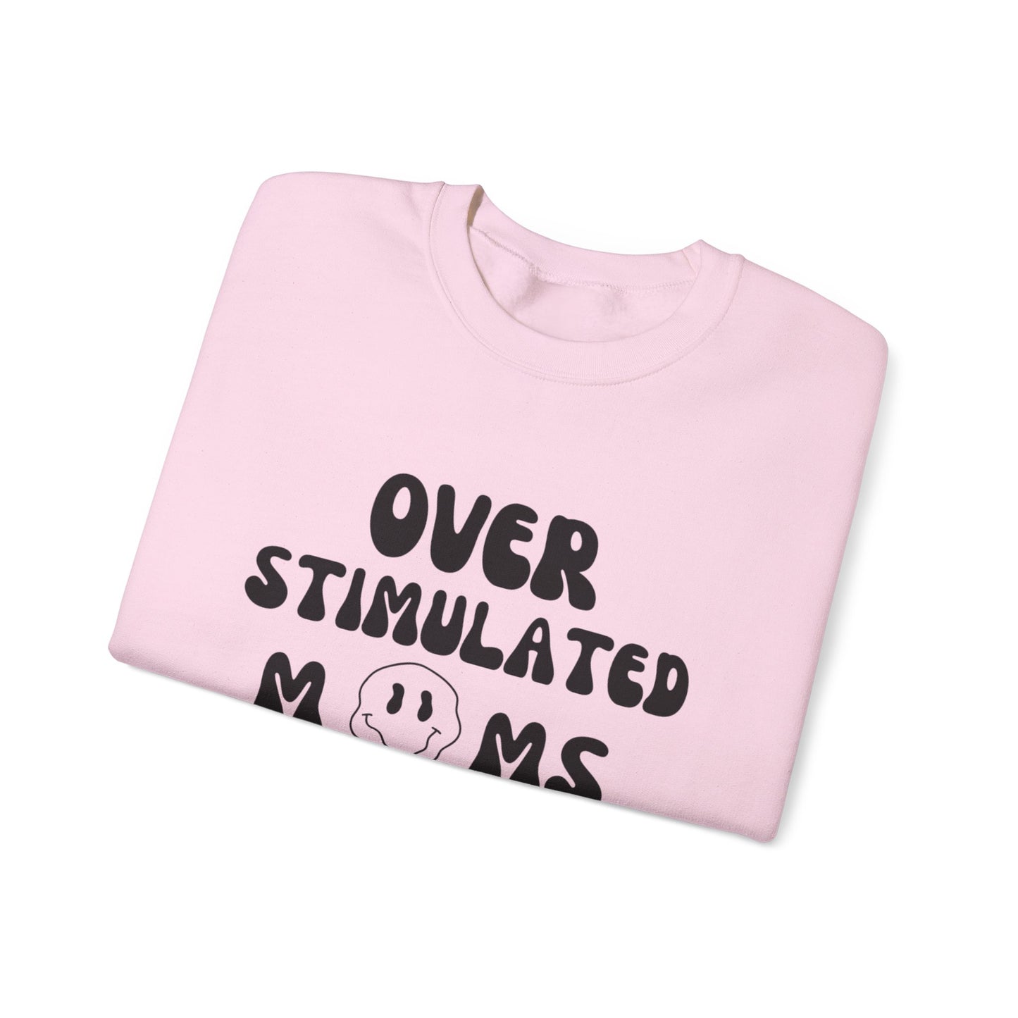 'Over Stimulated Moms Club' Unisex Heavy Blend™ Crewneck Sweatshirt