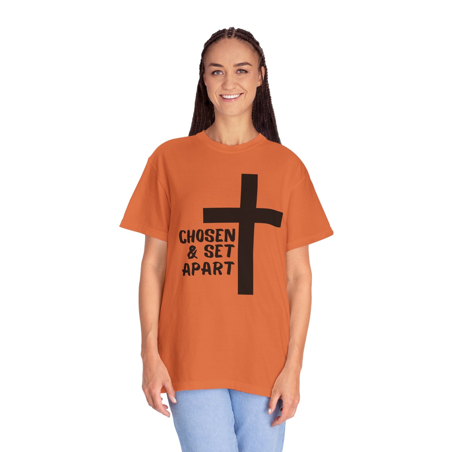 'Chosen & Set Apart' Unisex Garment-Dyed T-shirt
