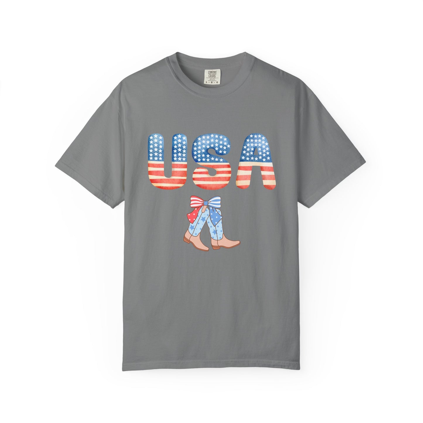 'USA' Unisex Garment-Dyed T-shirt
