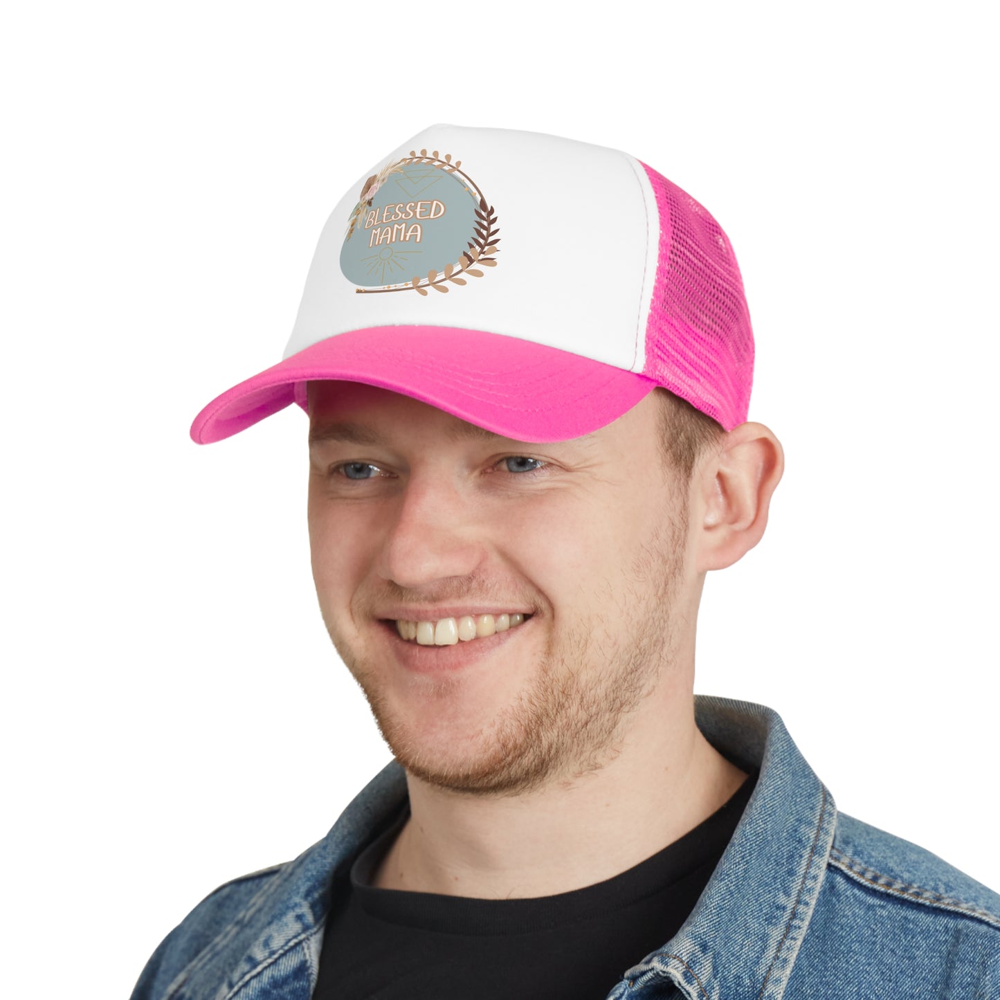 'Blessed Mama' Mesh Cap
