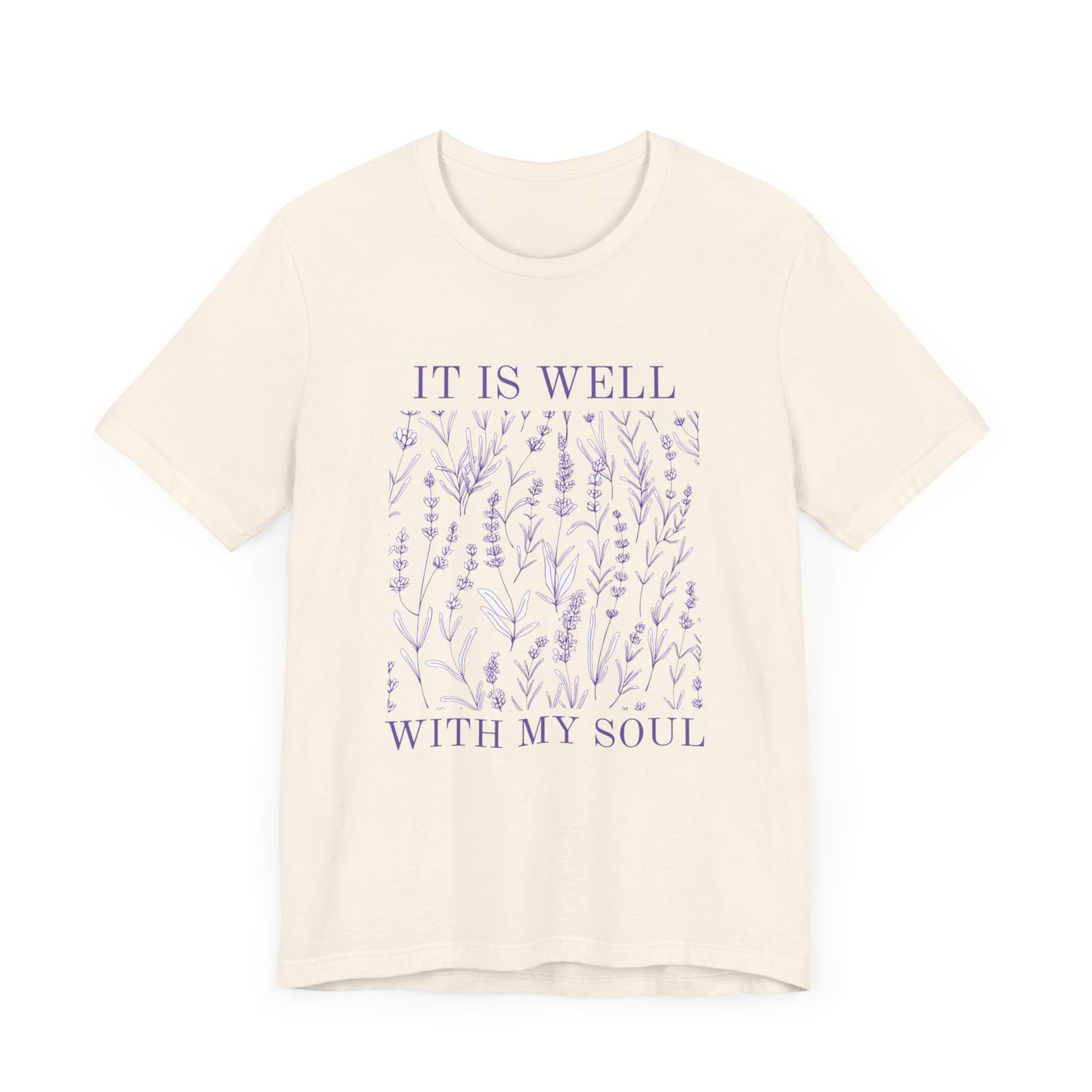 'It Is Well With My Soul' Unisex Jersey Short Sleeve Tee