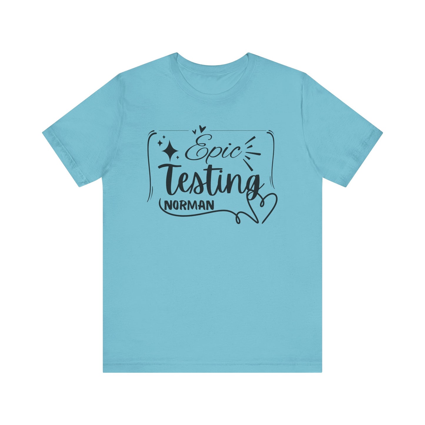 'Epic Testing Norman' Unisex Jersey Short Sleeve Tee