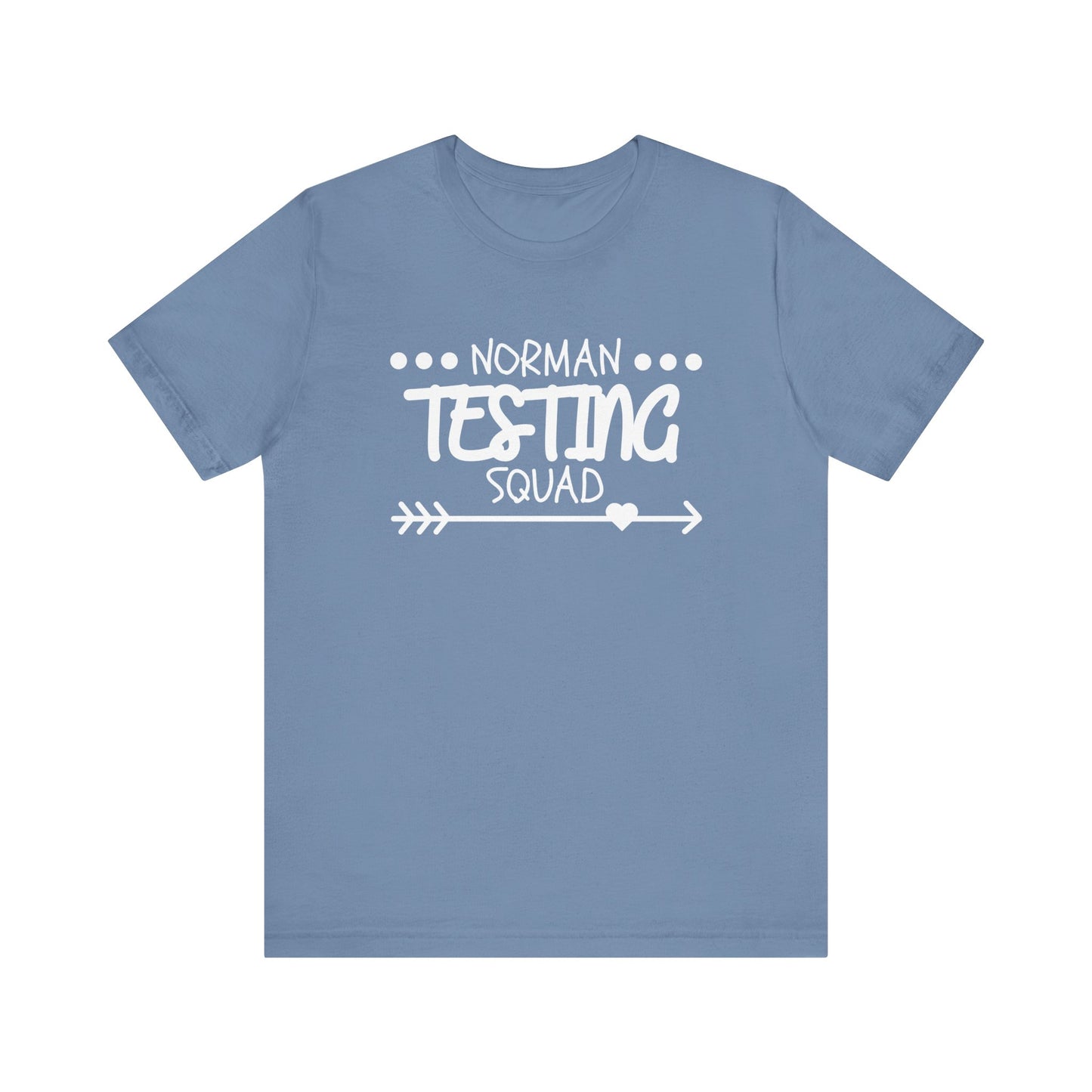 'Norman Testing Squad' Unisex Jersey Short Sleeve Tee
