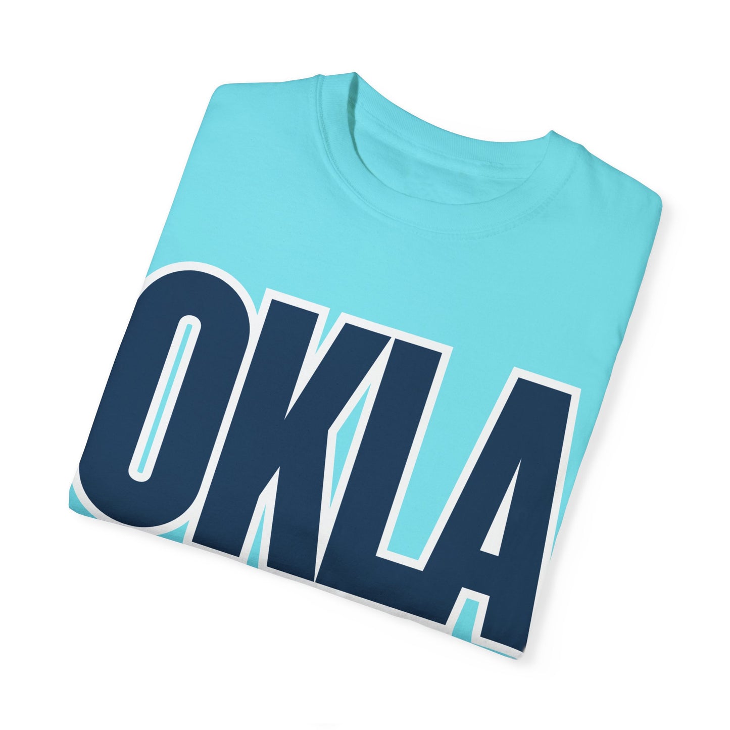 'OKLA' Unisex Garment-Dyed T-shirt