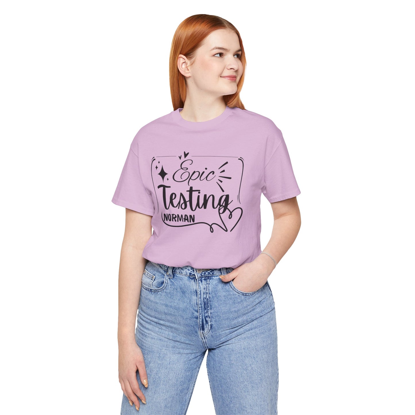 'Epic Testing Norman' Unisex Jersey Short Sleeve Tee