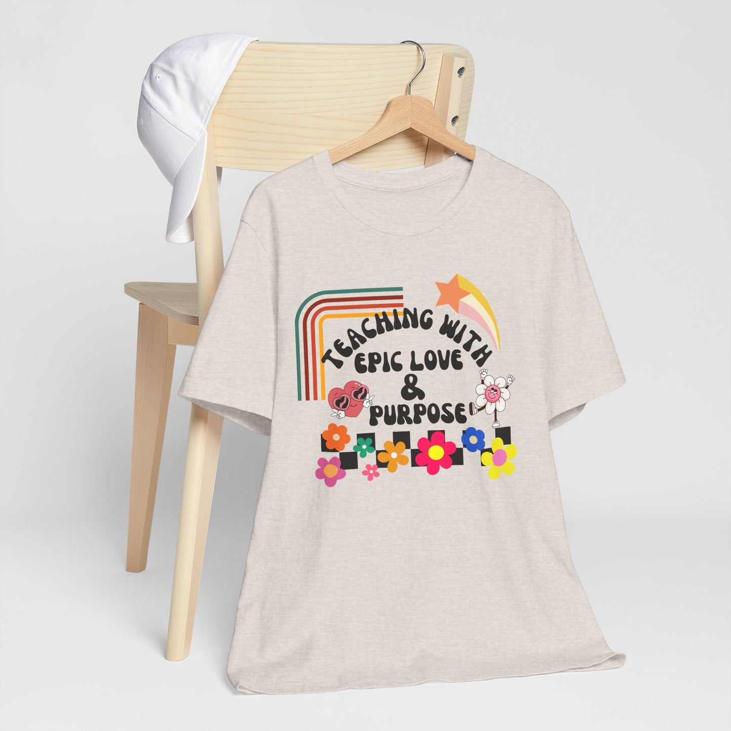 'Teaching With Epic Love & Purpose' Unisex Jersey Short Sleeve Tee