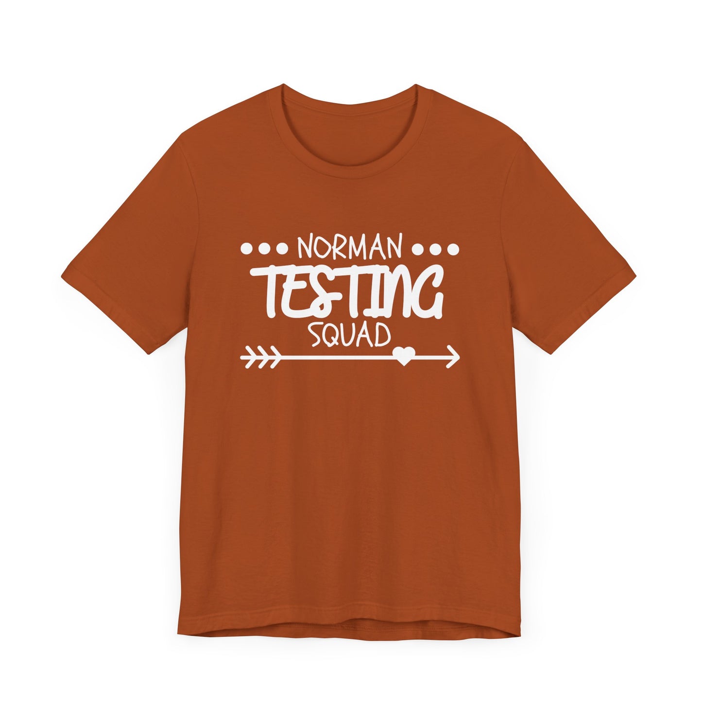 'Norman Testing Squad' Unisex Jersey Short Sleeve Tee