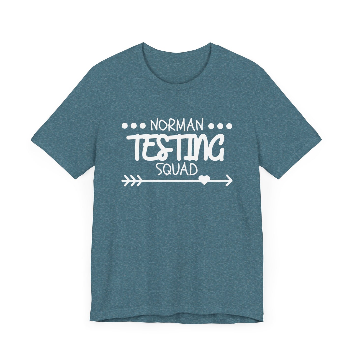 'Norman Testing Squad' Unisex Jersey Short Sleeve Tee