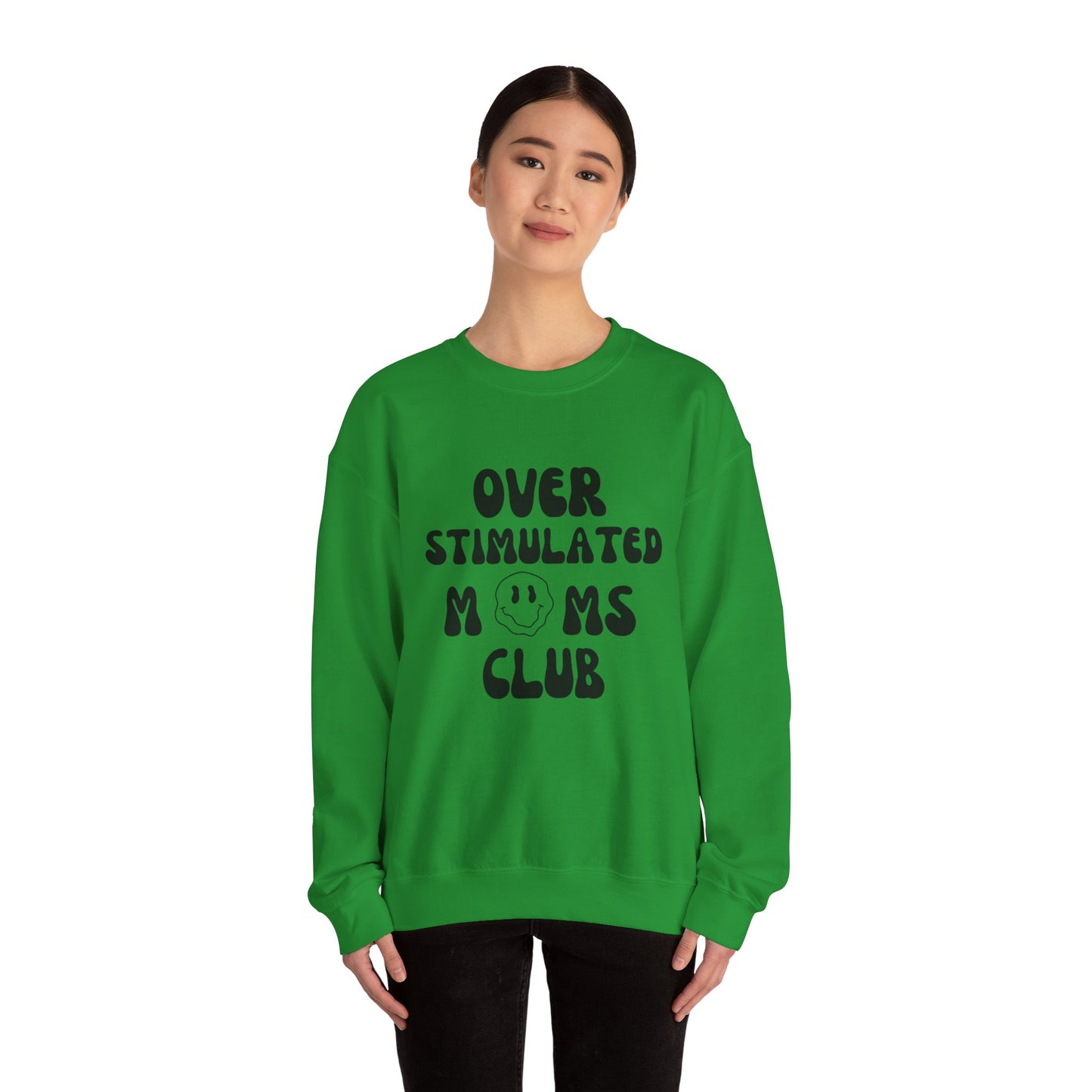 'Over Stimulated Moms Club' Unisex Heavy Blend™ Crewneck Sweatshirt