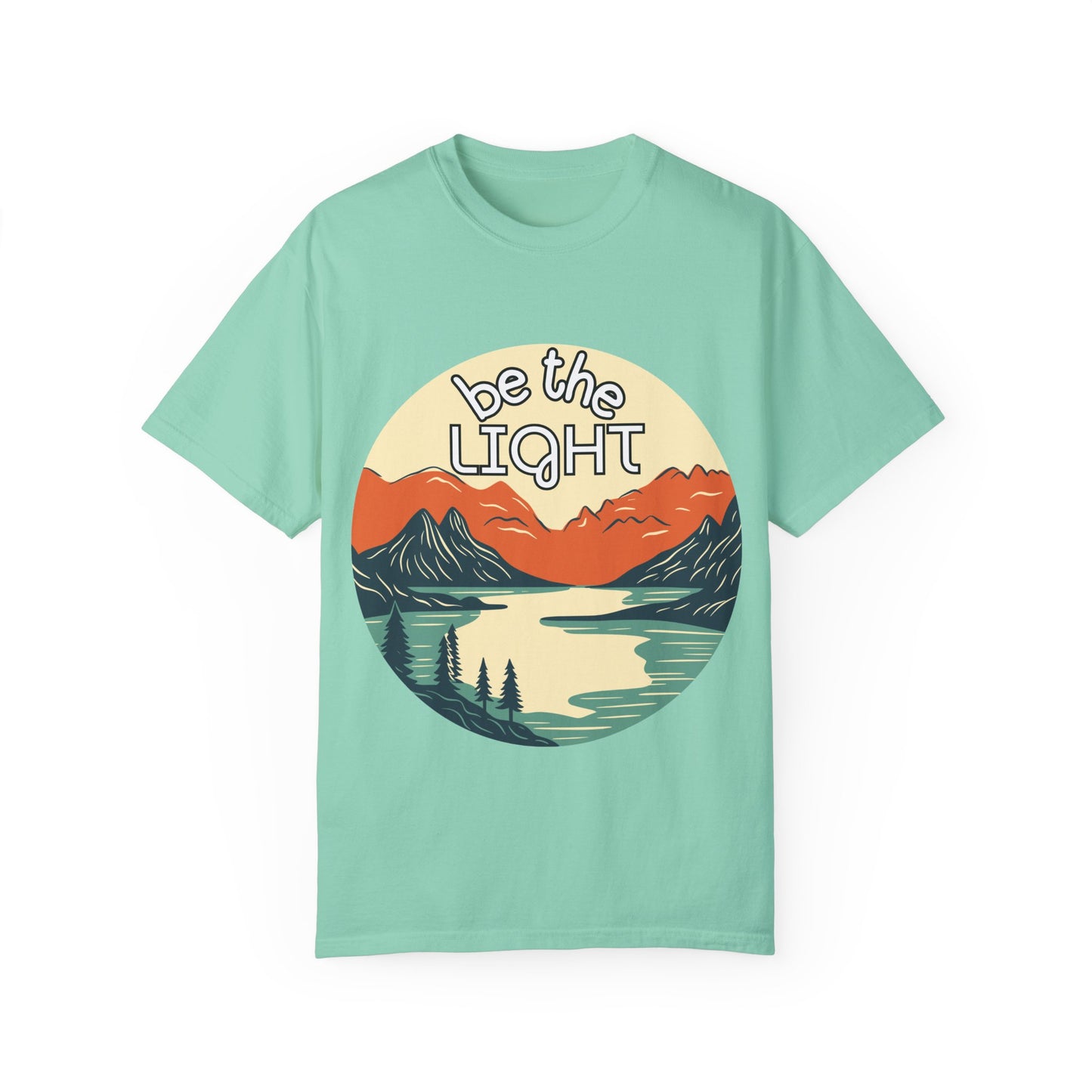 'Be the Light' Unisex Garment-Dyed T-shirt
