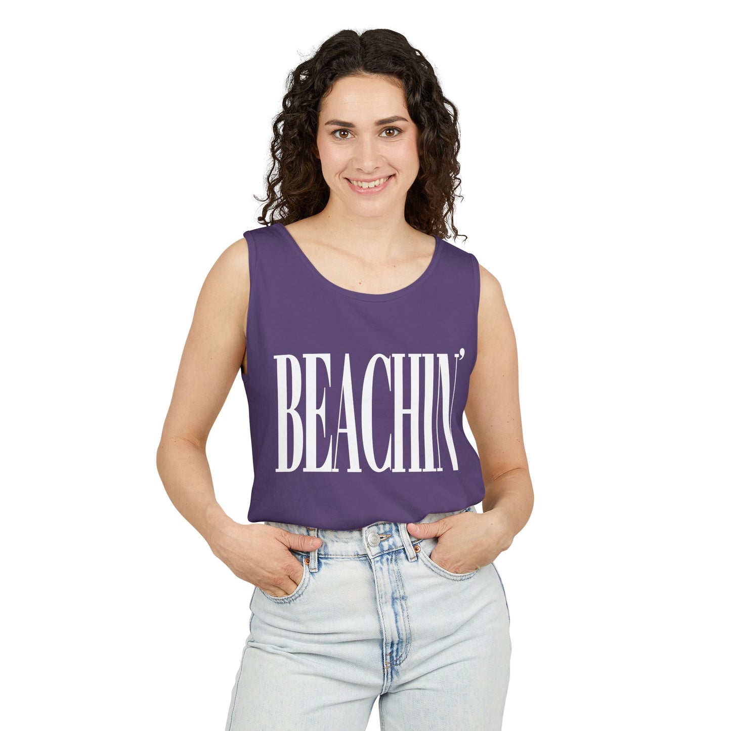 'Beachin' Unisex Garment-Dyed Tank Top