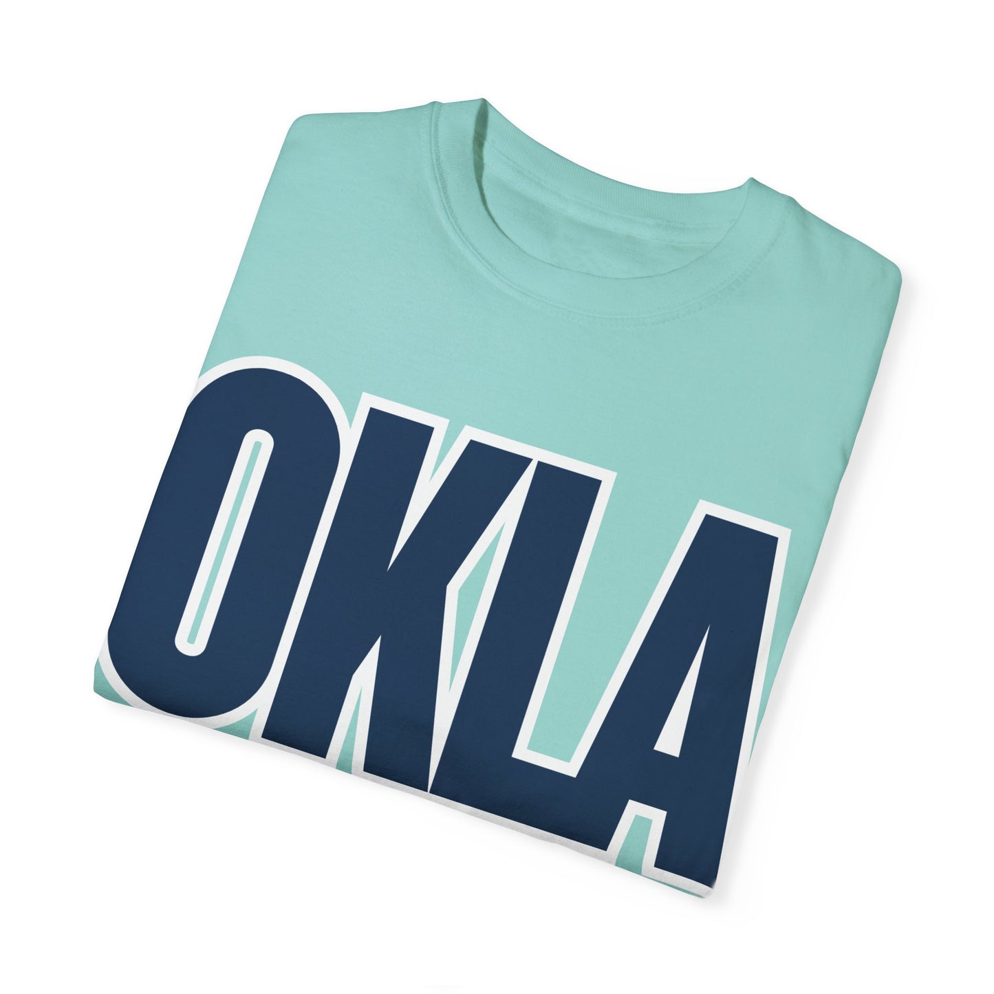 'OKLA' Unisex Garment-Dyed T-shirt