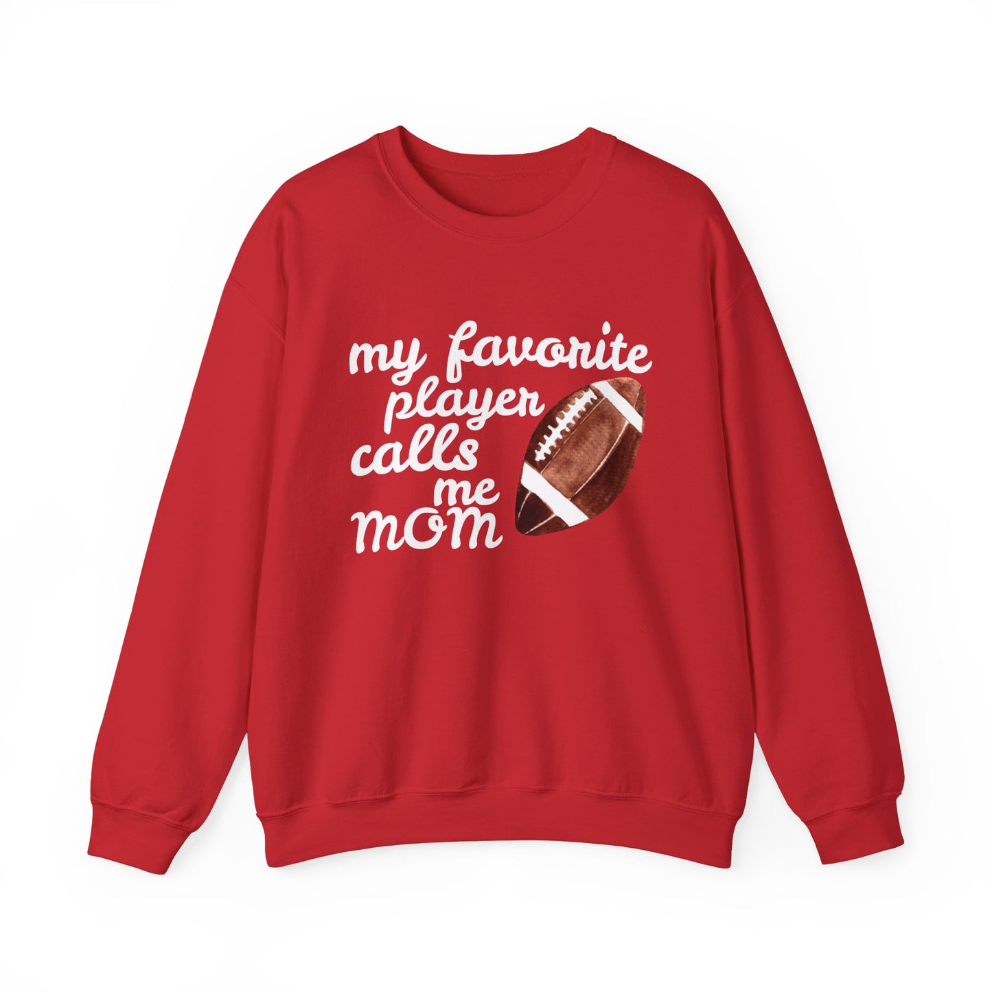 'My Favorite Player Calls Me Mom' Unisex Heavy Blend™ Crewneck Sweatshirt