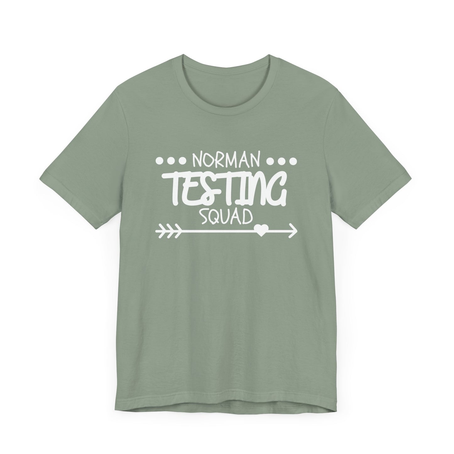 'Norman Testing Squad' Unisex Jersey Short Sleeve Tee