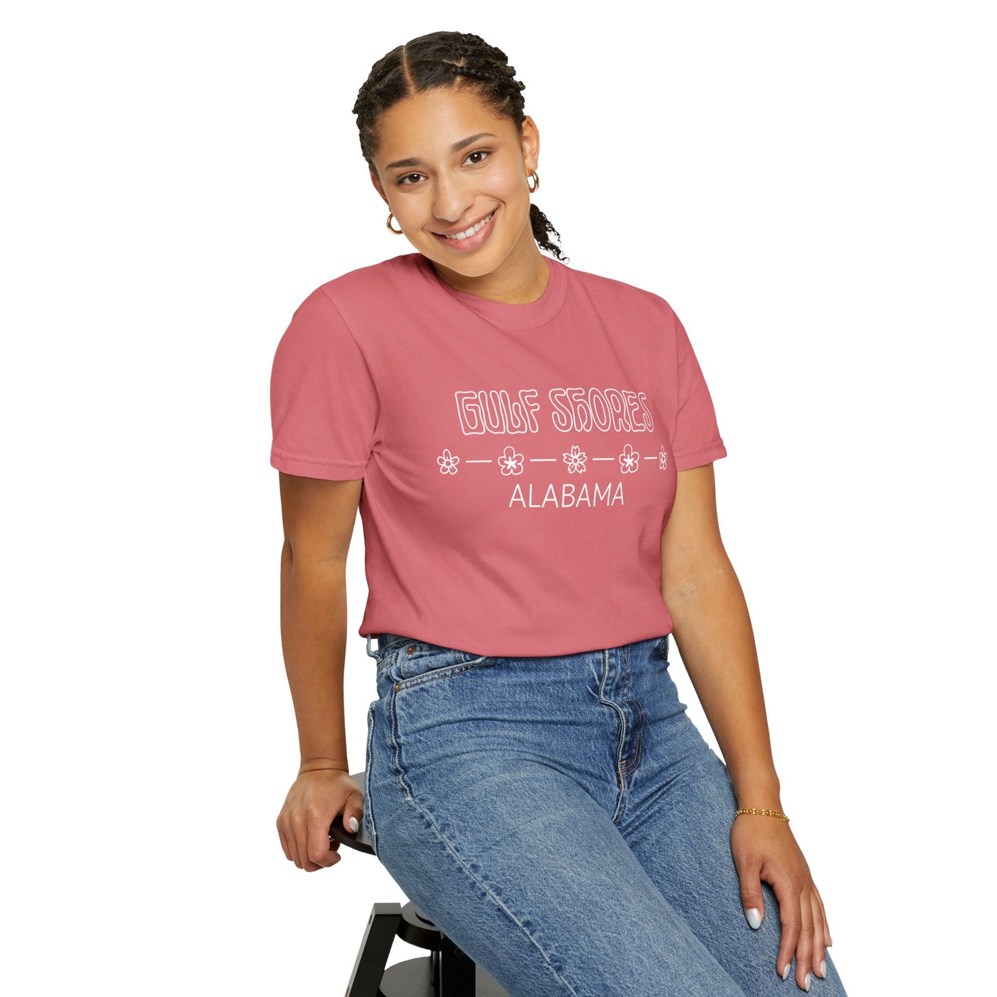 'Gulf Shores, Alabama' Unisex Garment-Dyed T-shirt