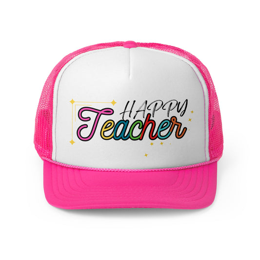 'Happy Teacher' Trucker Caps