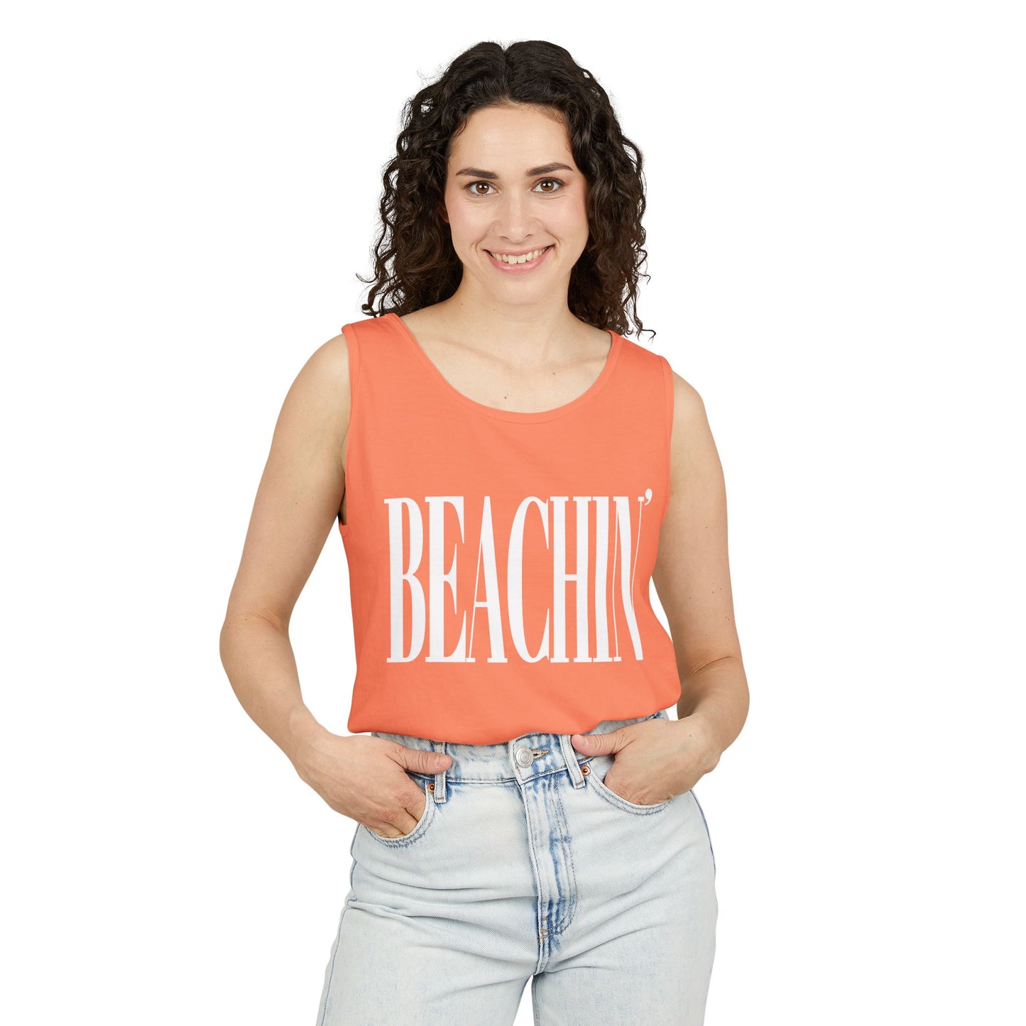 'Beachin' Unisex Garment-Dyed Tank Top