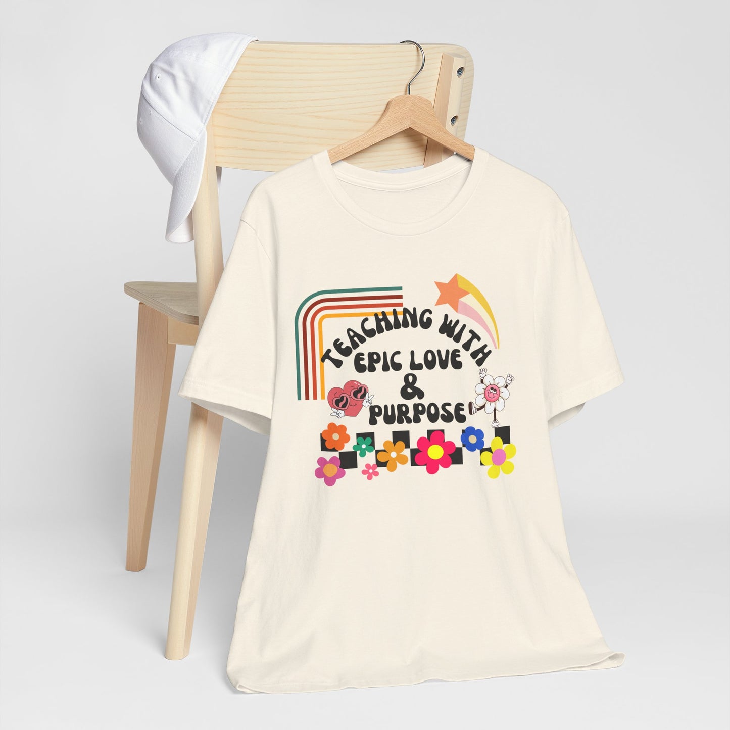 'Teaching With Epic Love & Purpose' Unisex Jersey Short Sleeve Tee