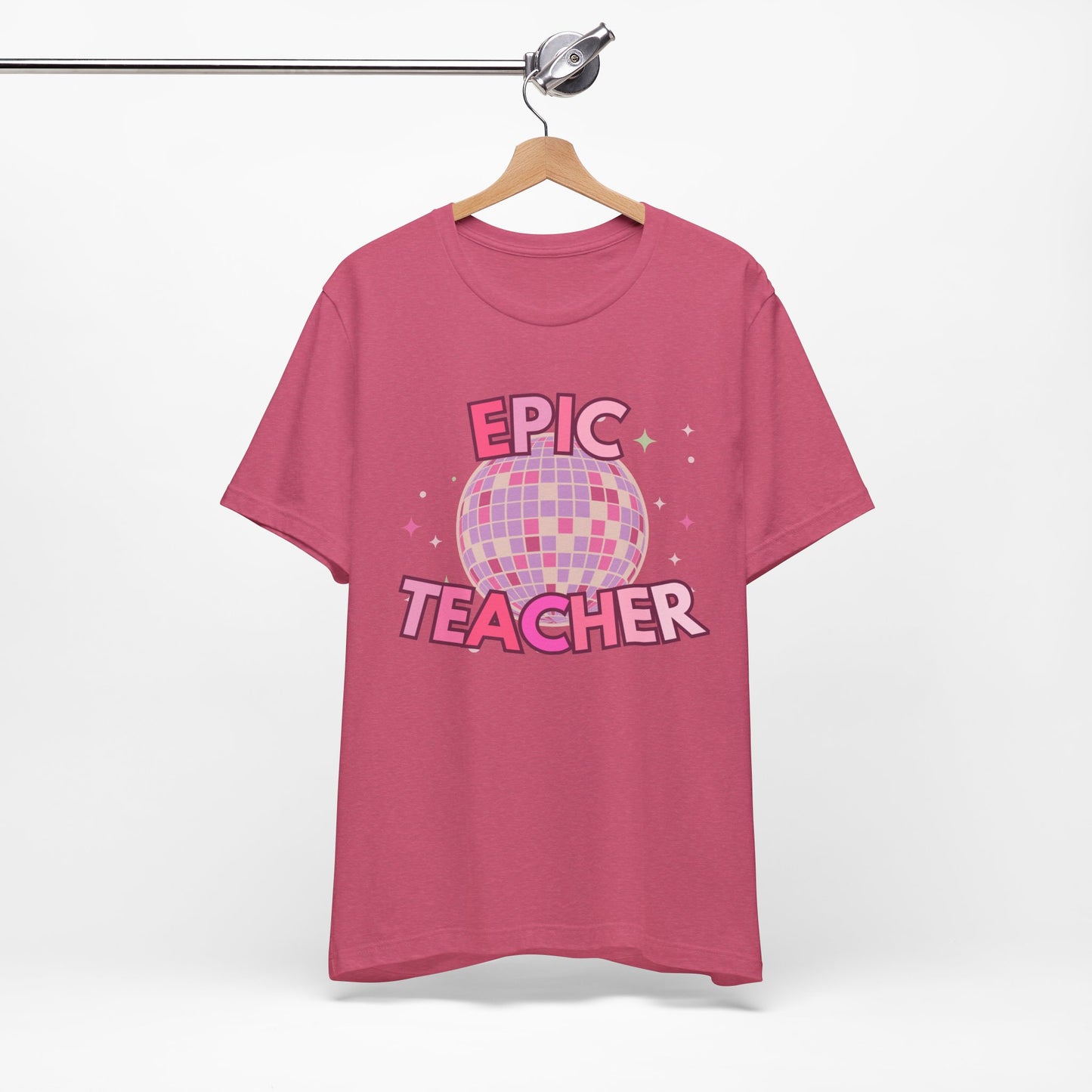 'Epic Teacher' Unisex Jersey Short Sleeve Tee
