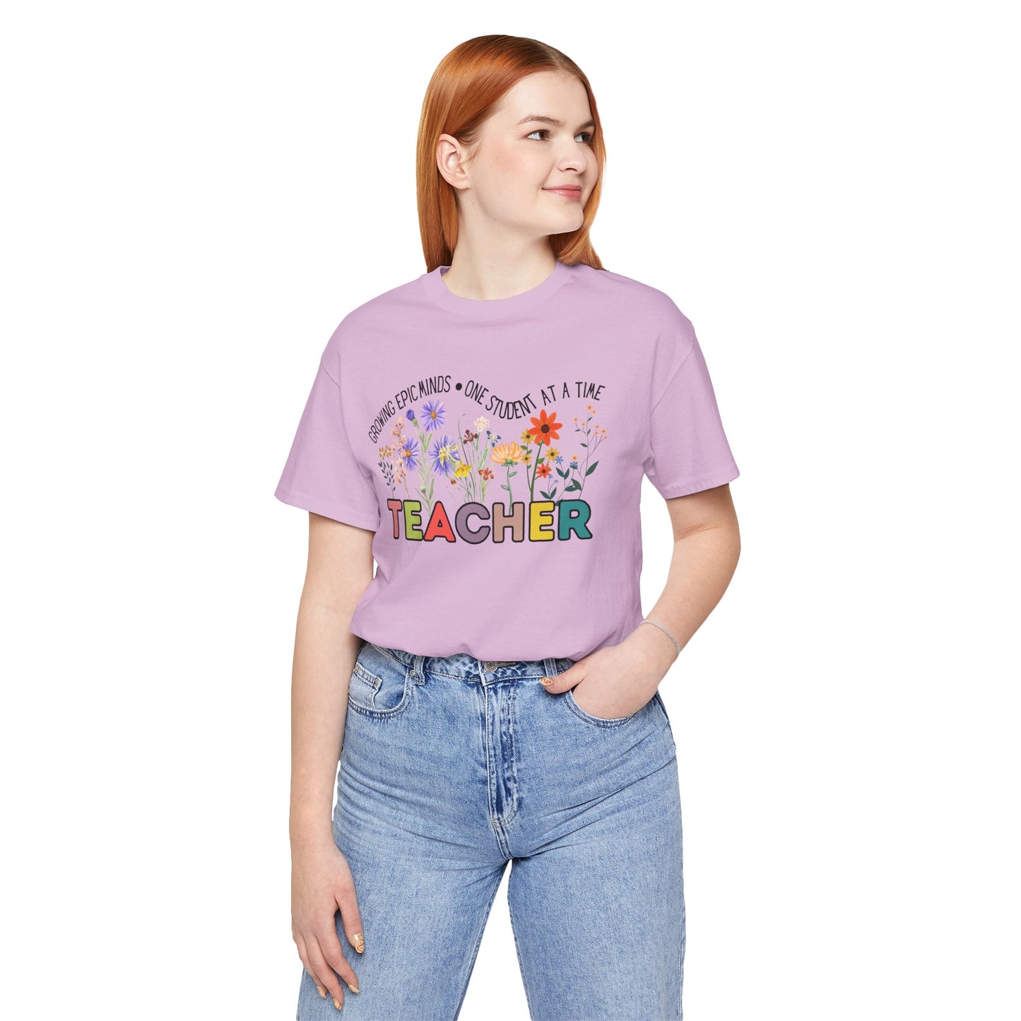 'Growing Epic Minds-One Student At A Time' Unisex Jersey Short Sleeve Tee
