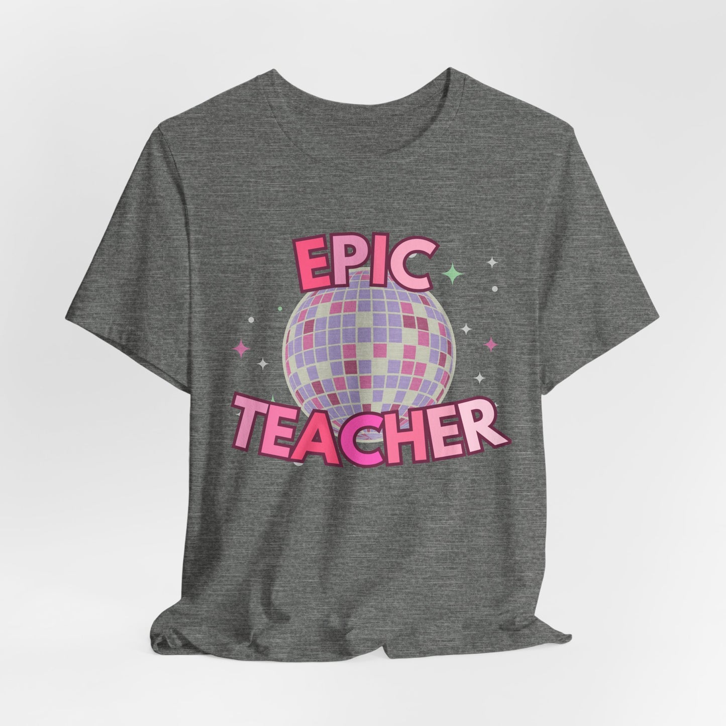 'Epic Teacher' Unisex Jersey Short Sleeve Tee