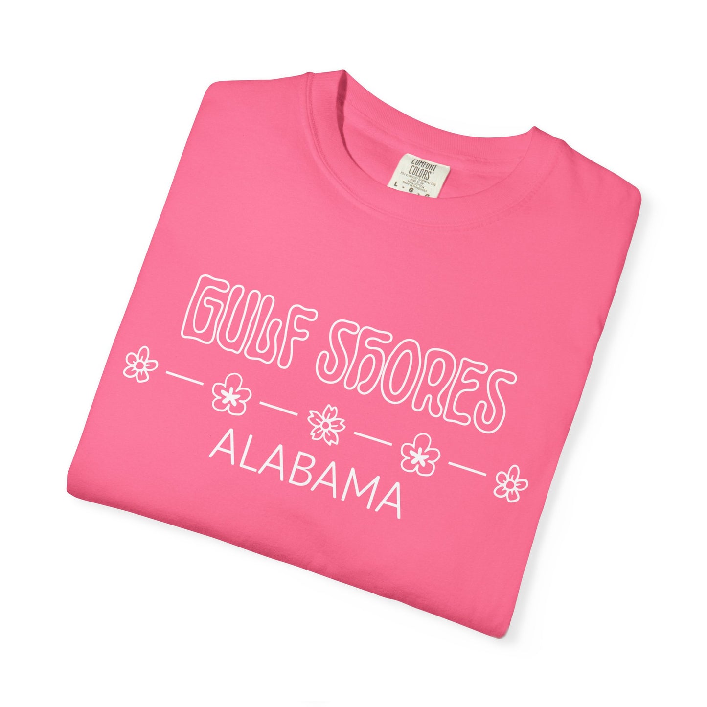 'Gulf Shores, Alabama' Unisex Garment-Dyed T-shirt