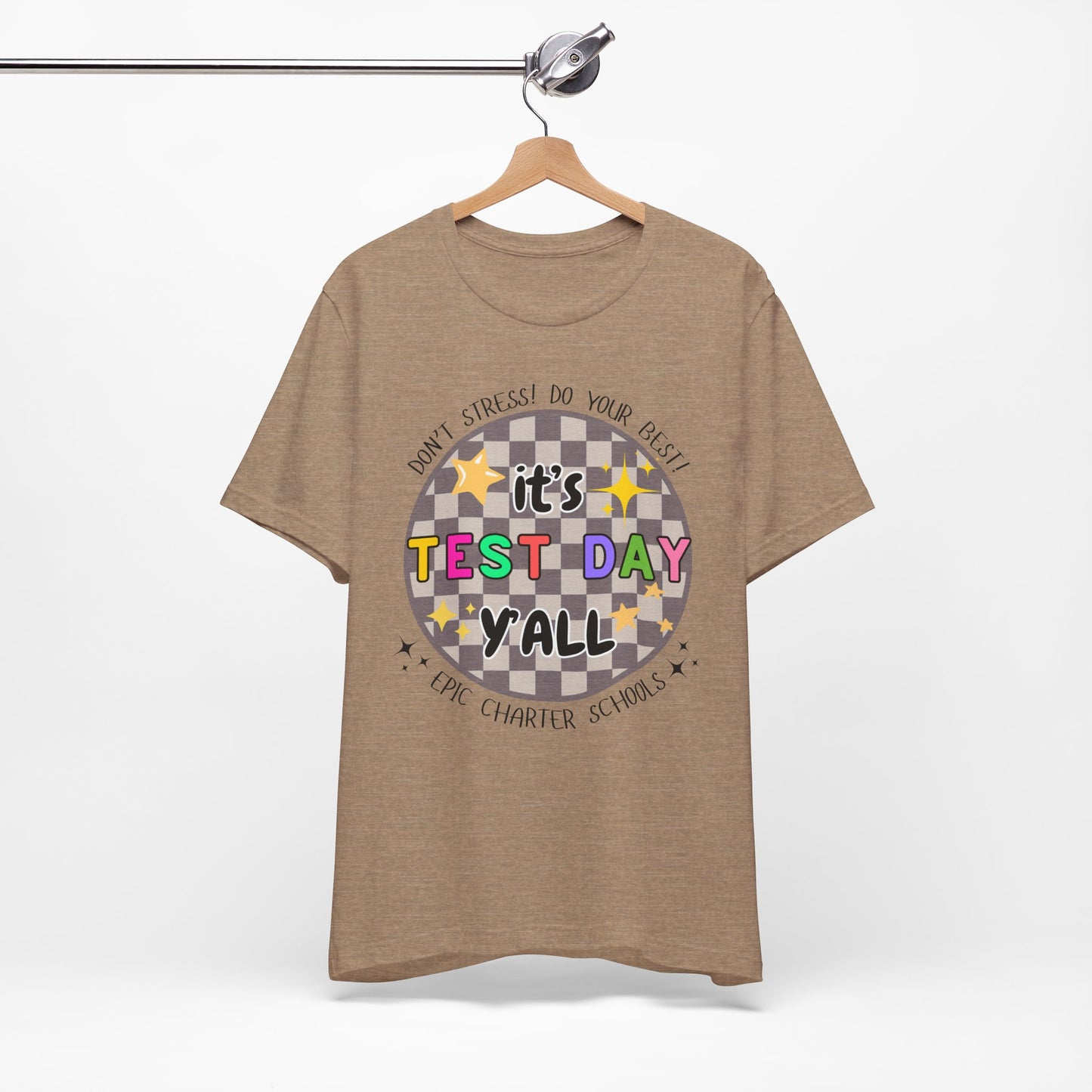 'Epic It's Test Day Ya'll' Unisex Jersey Short Sleeve Tee
