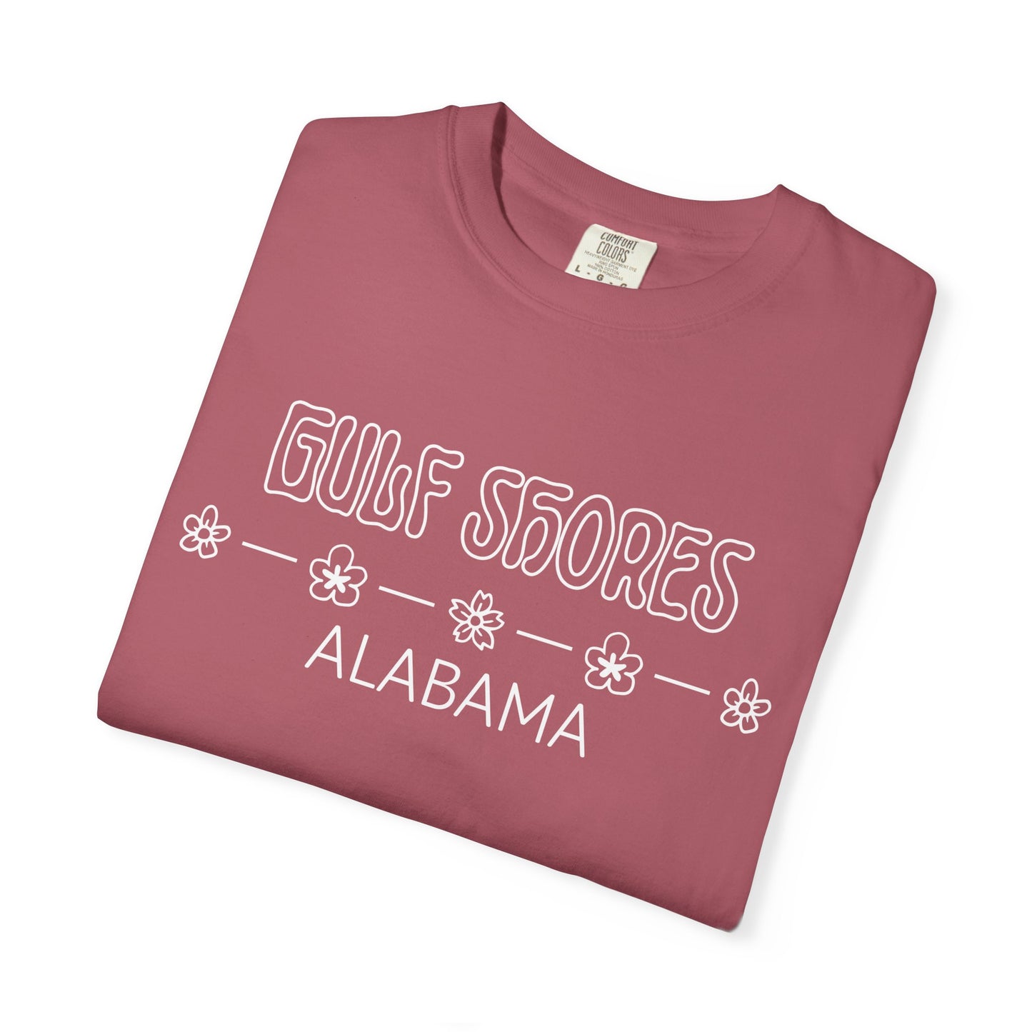 'Gulf Shores, Alabama' Unisex Garment-Dyed T-shirt