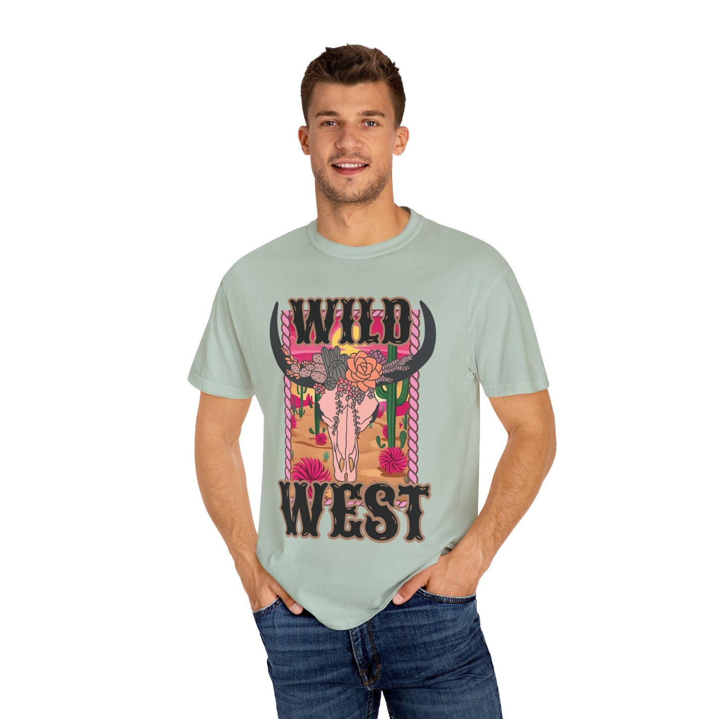 'Wild West' Unisex Garment-Dyed T-shirt